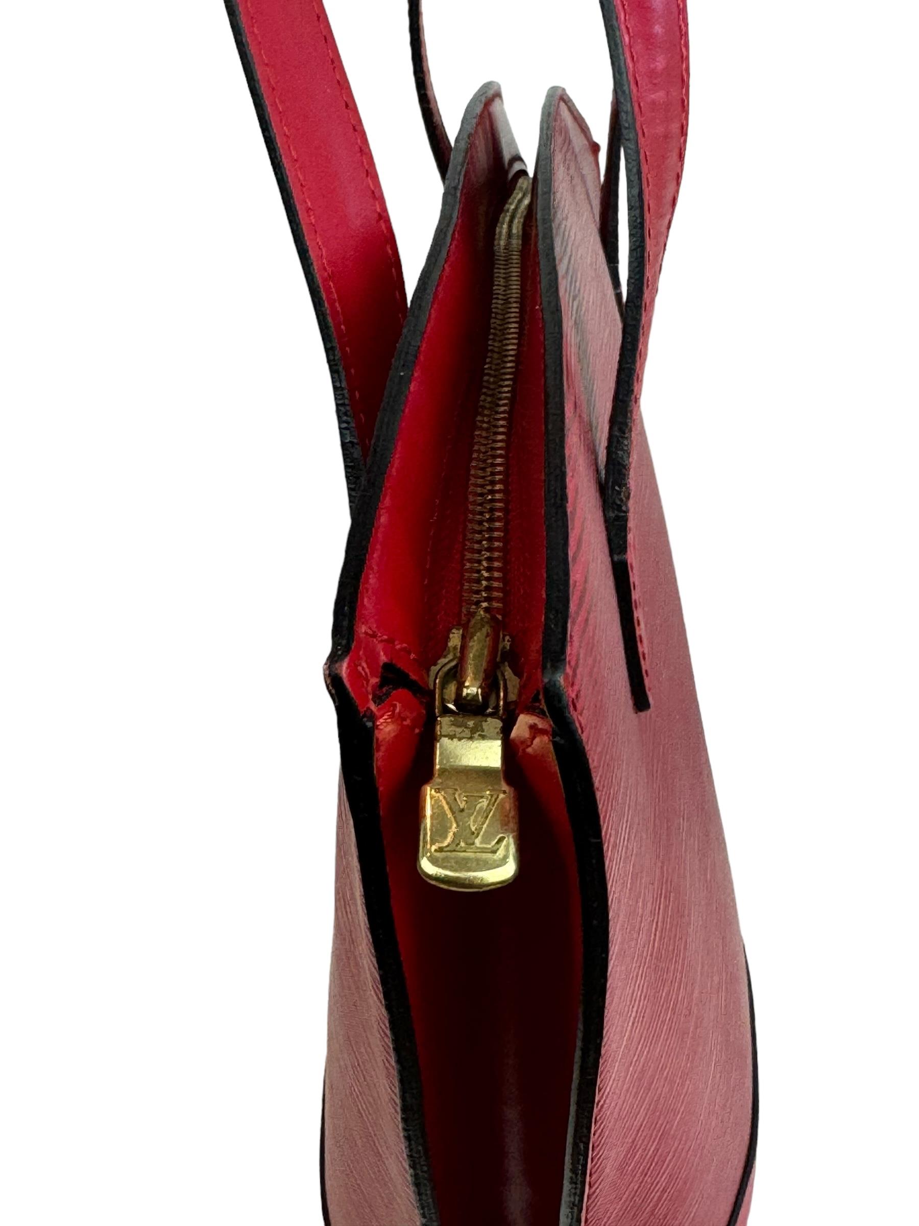 LOUIS VUITTON EPI JACQUARD KOL ÇANTASI