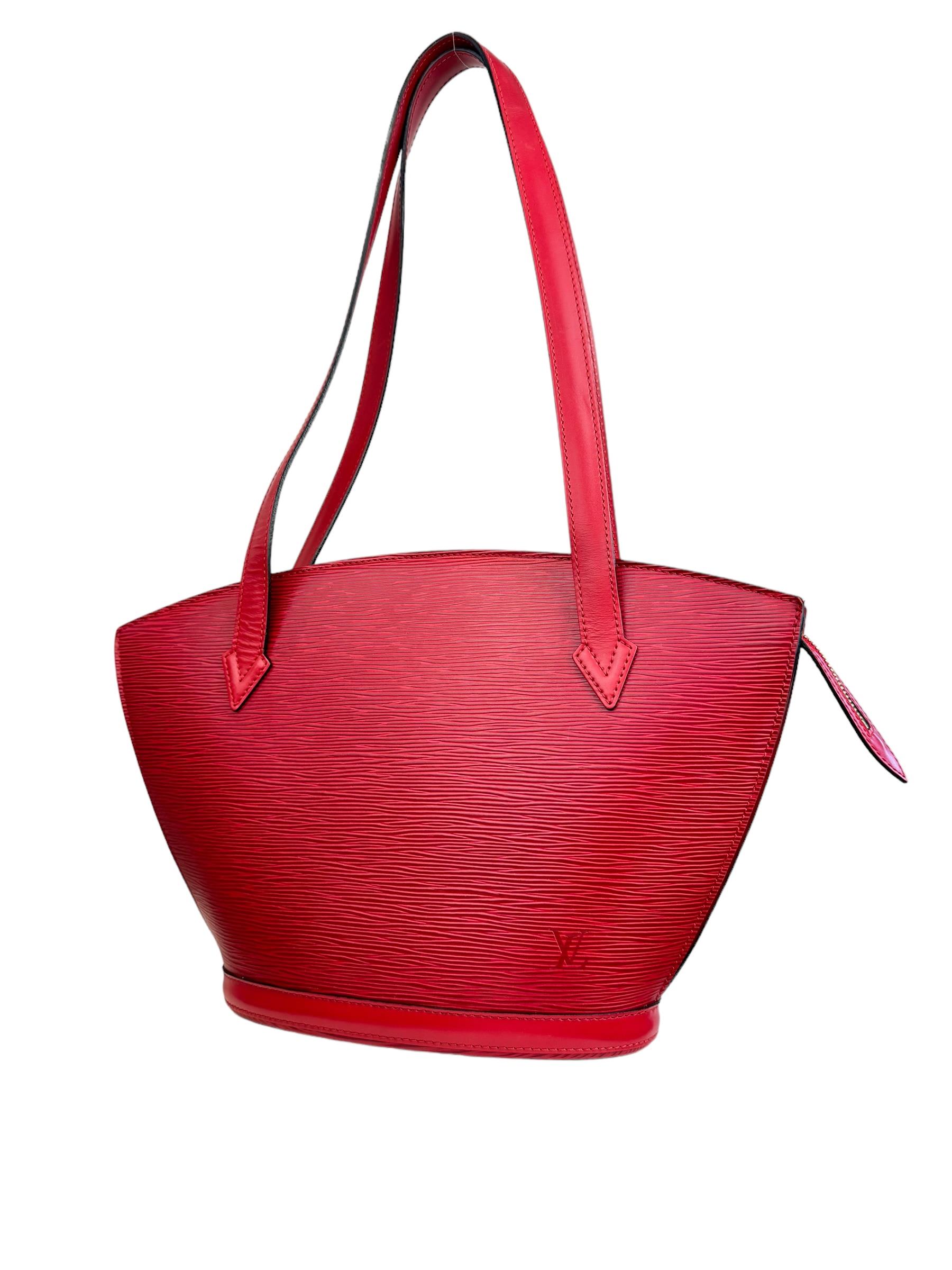 LOUIS VUITTON EPI JACQUARD KOL ÇANTASI