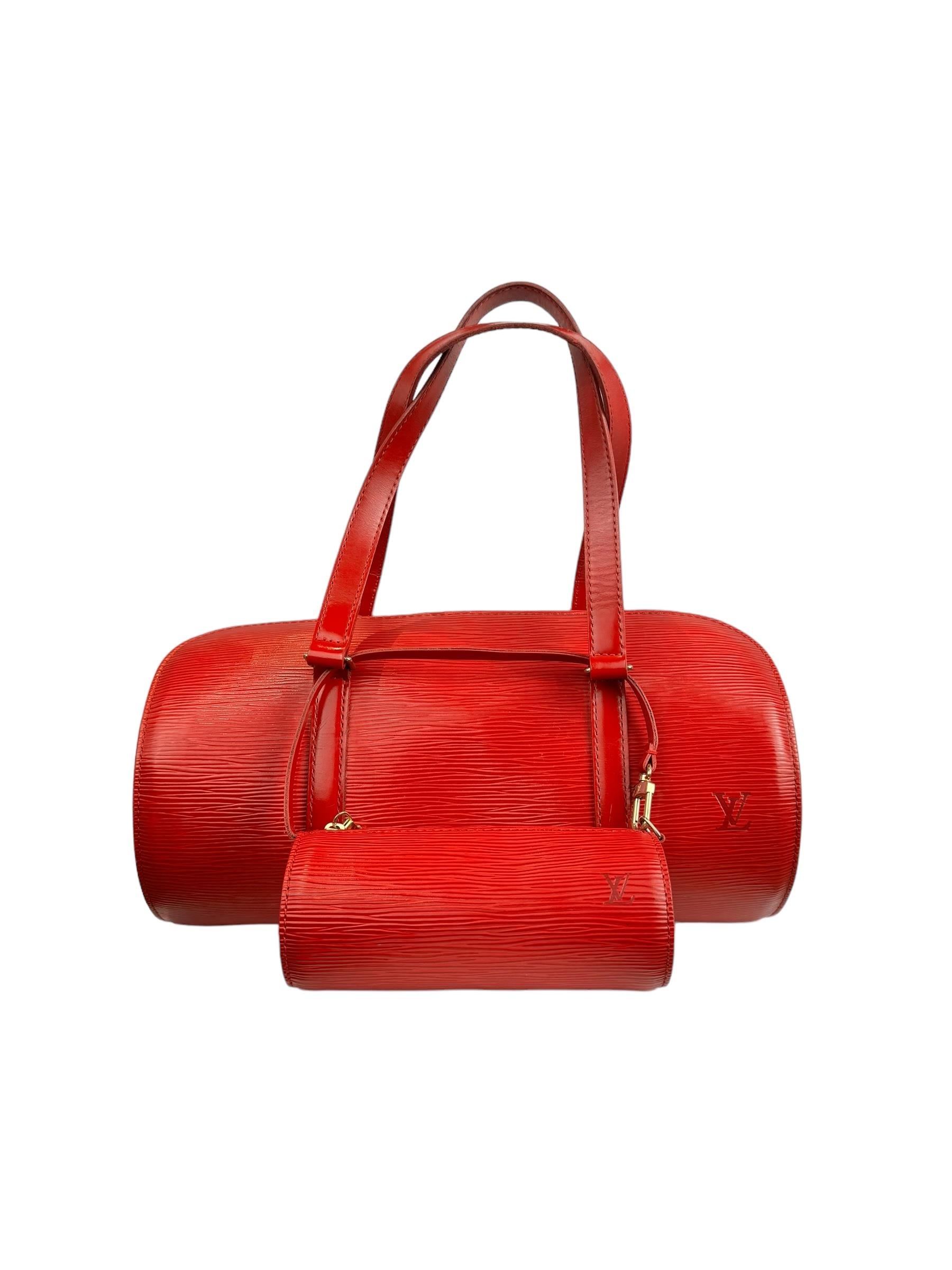 LOUIS VUITTON EPI LEATHER PAPILLION 30 BAG FULL SET