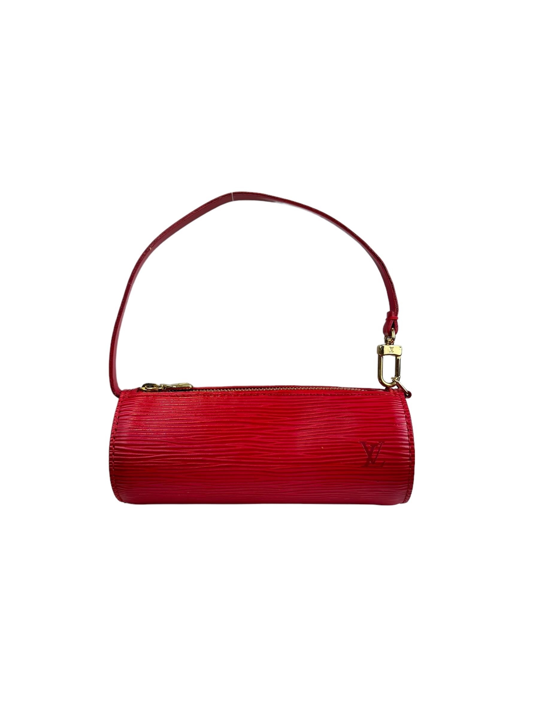 LOUIS VUITTON EPI LEATHER PAPILLION 30 BAG FULL SET