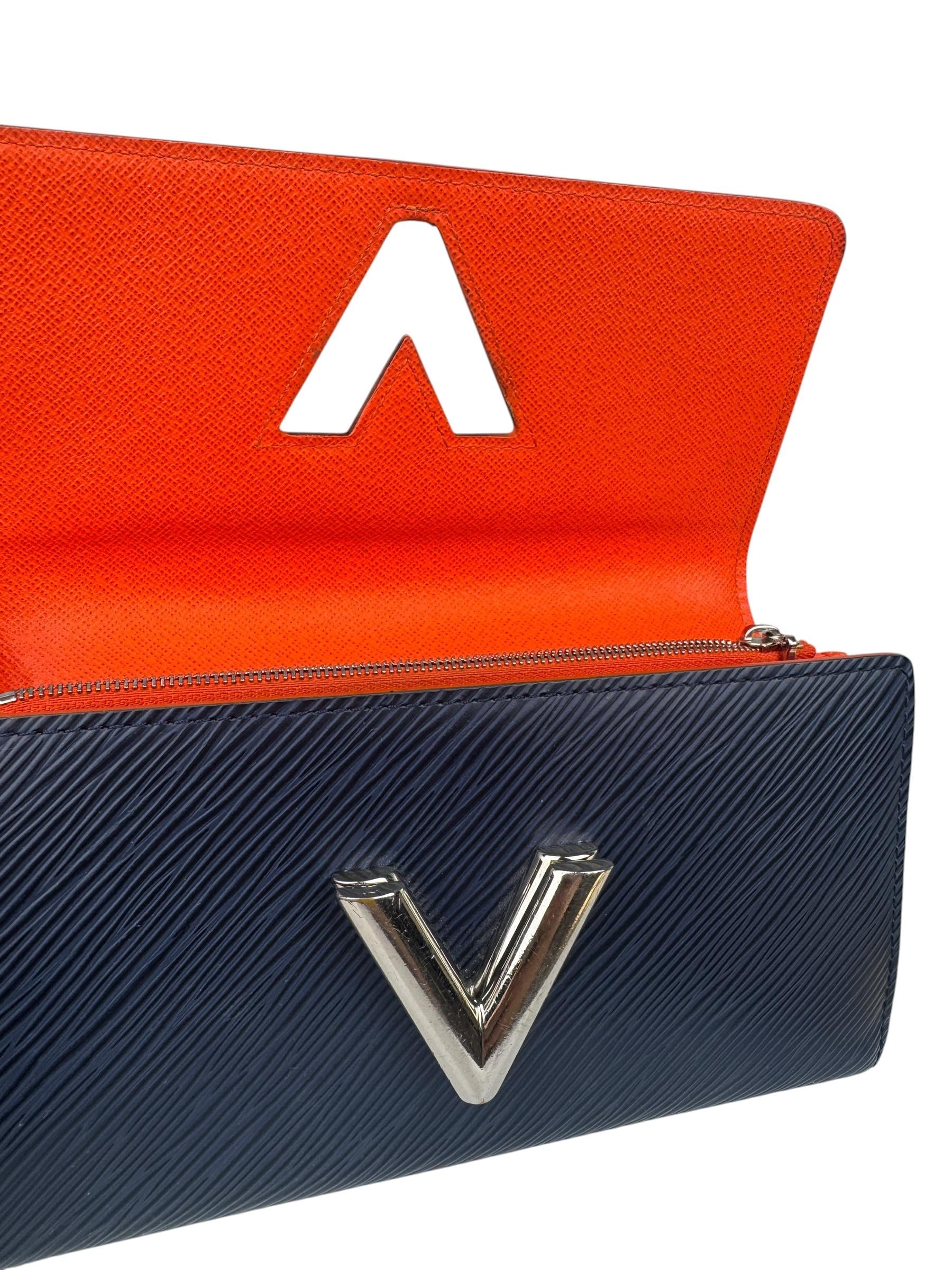 LOUIS VUITTON EPI NAVY WALLET