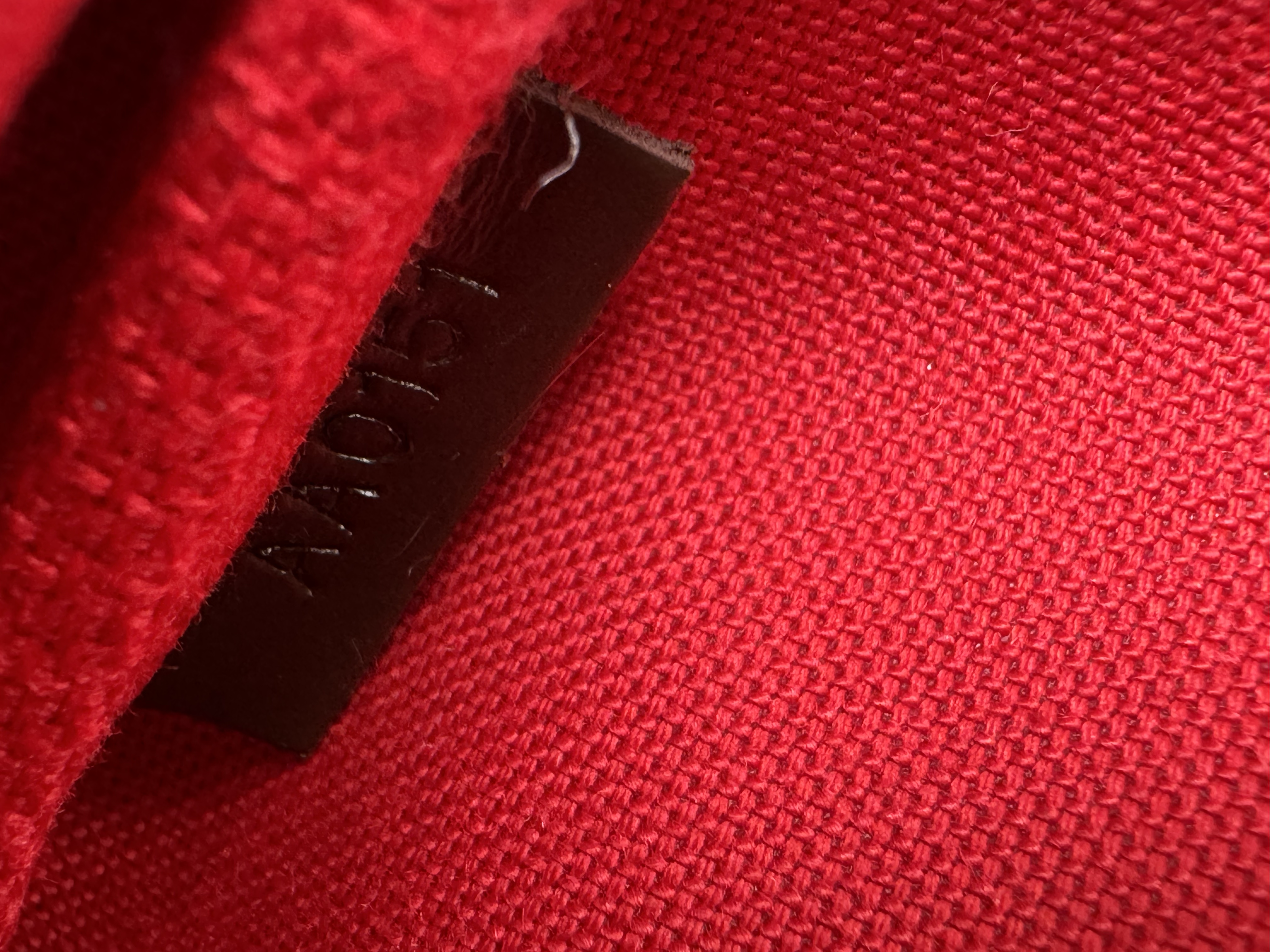 LOUIS VUITTON EVA DAMIER EBENE BAG
