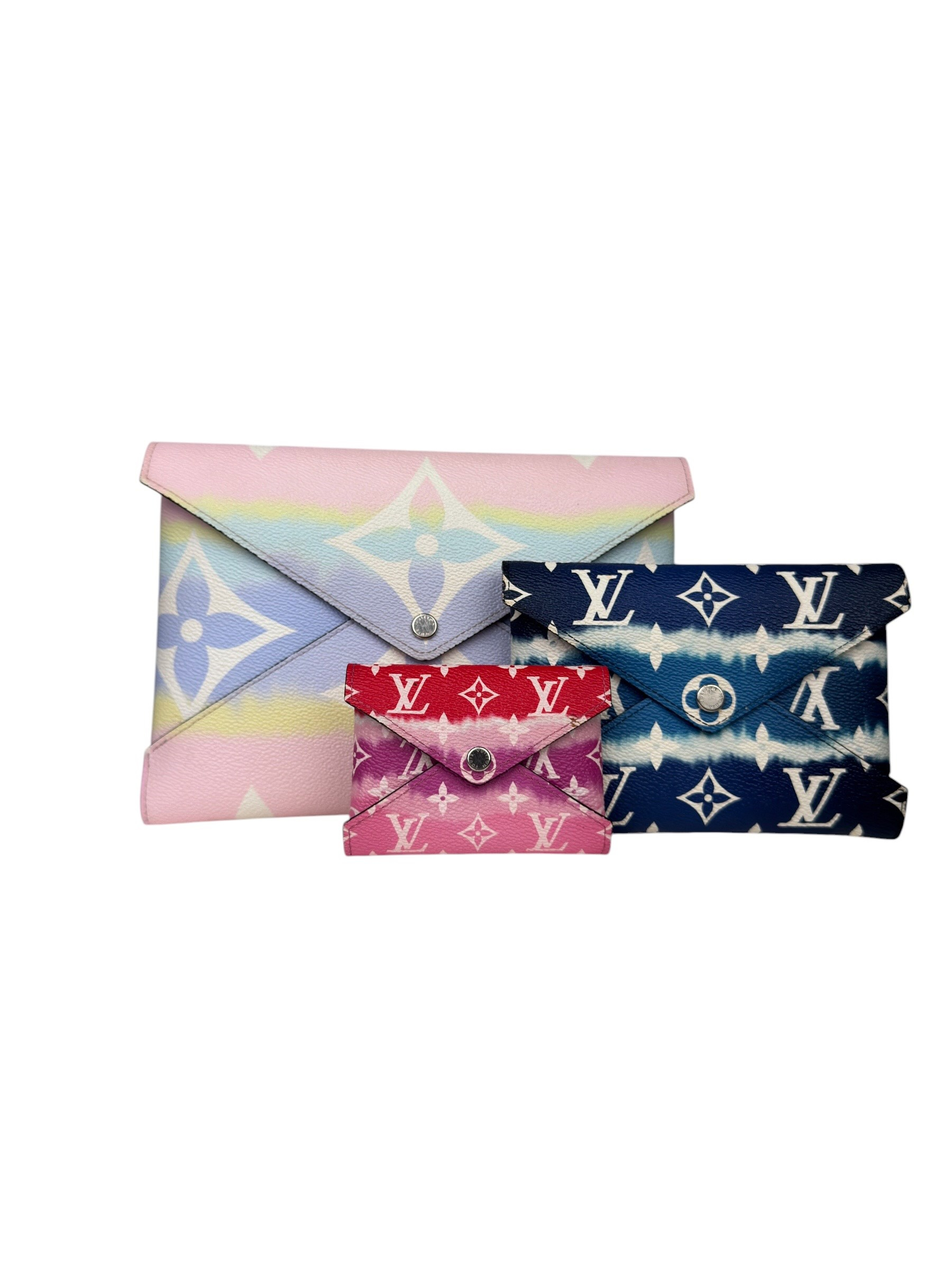LOUIS VUITTON LIMITED EDITION PASTEL MONOGRAM KIRIGAMI POCHETTE