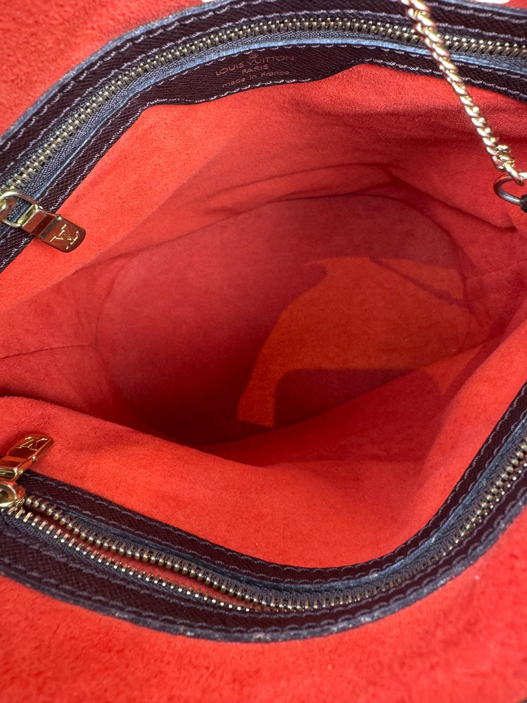 LOUIS VUITTON MARIAS DAMIER EBENE BUCKET BAG 