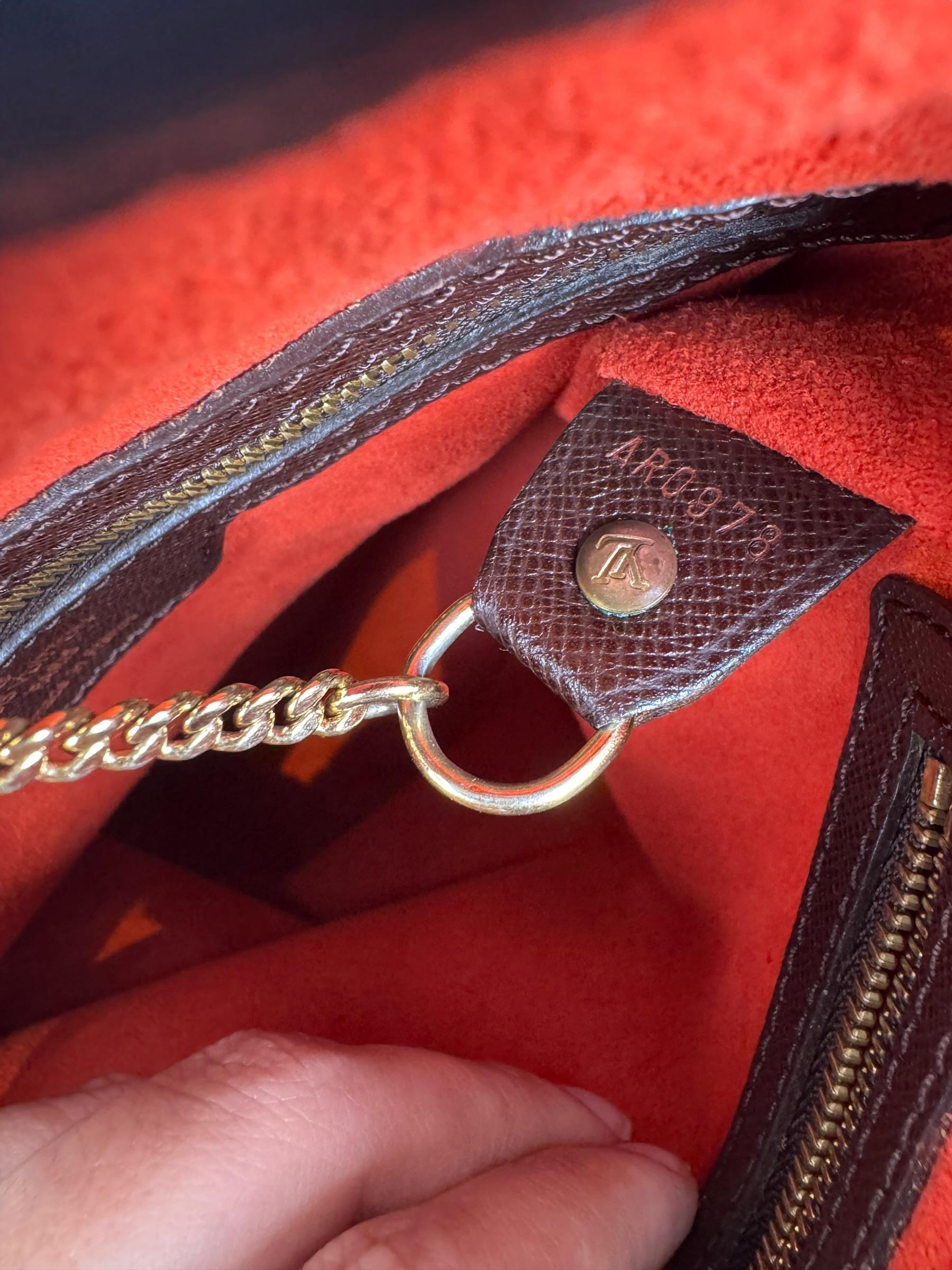 LOUIS VUITTON MARIAS DAMIER EBENE BUCKET BAG 