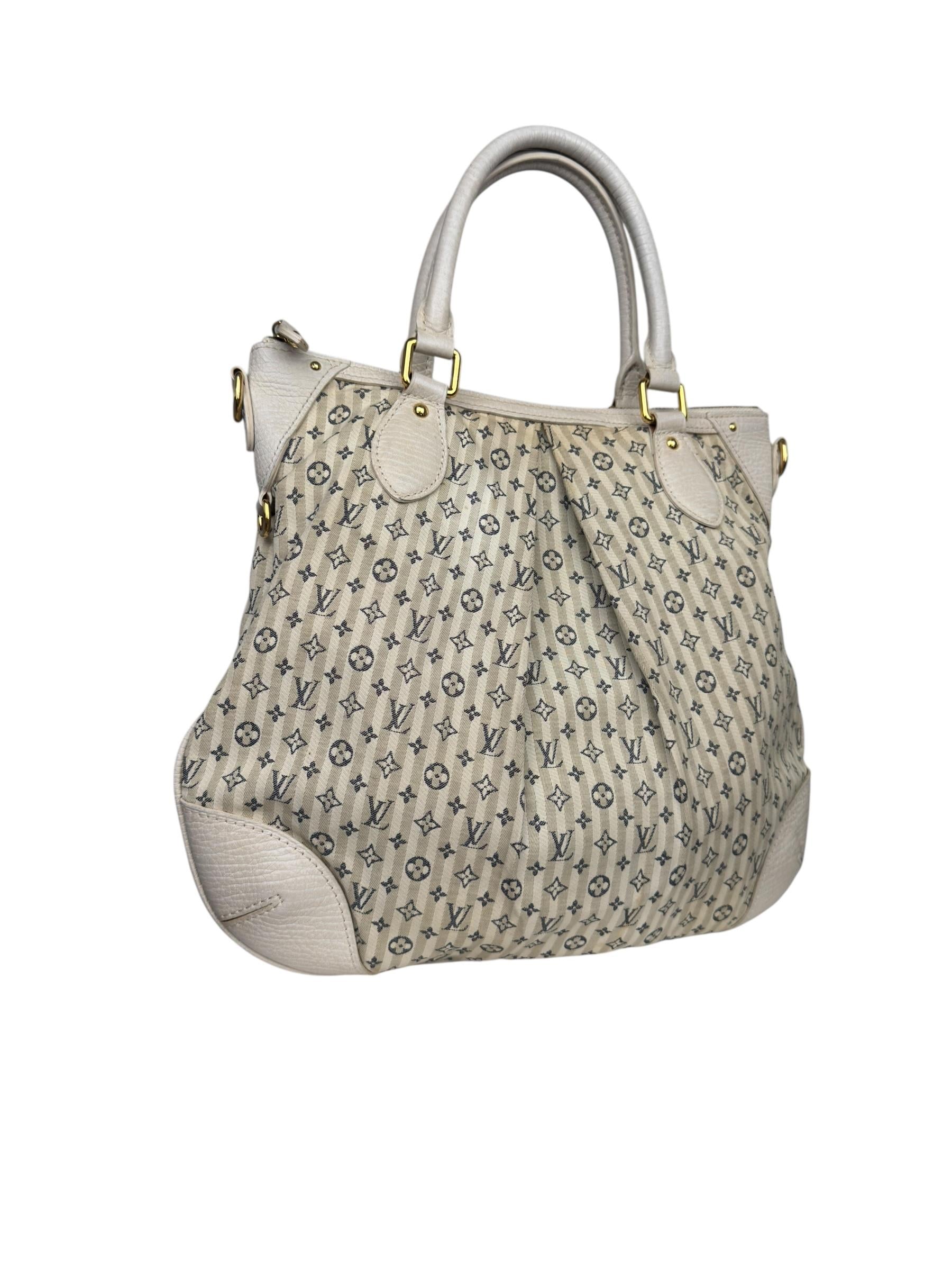 LOUIS VUITTON MINI LIN CROISETTE MARINA TOTE