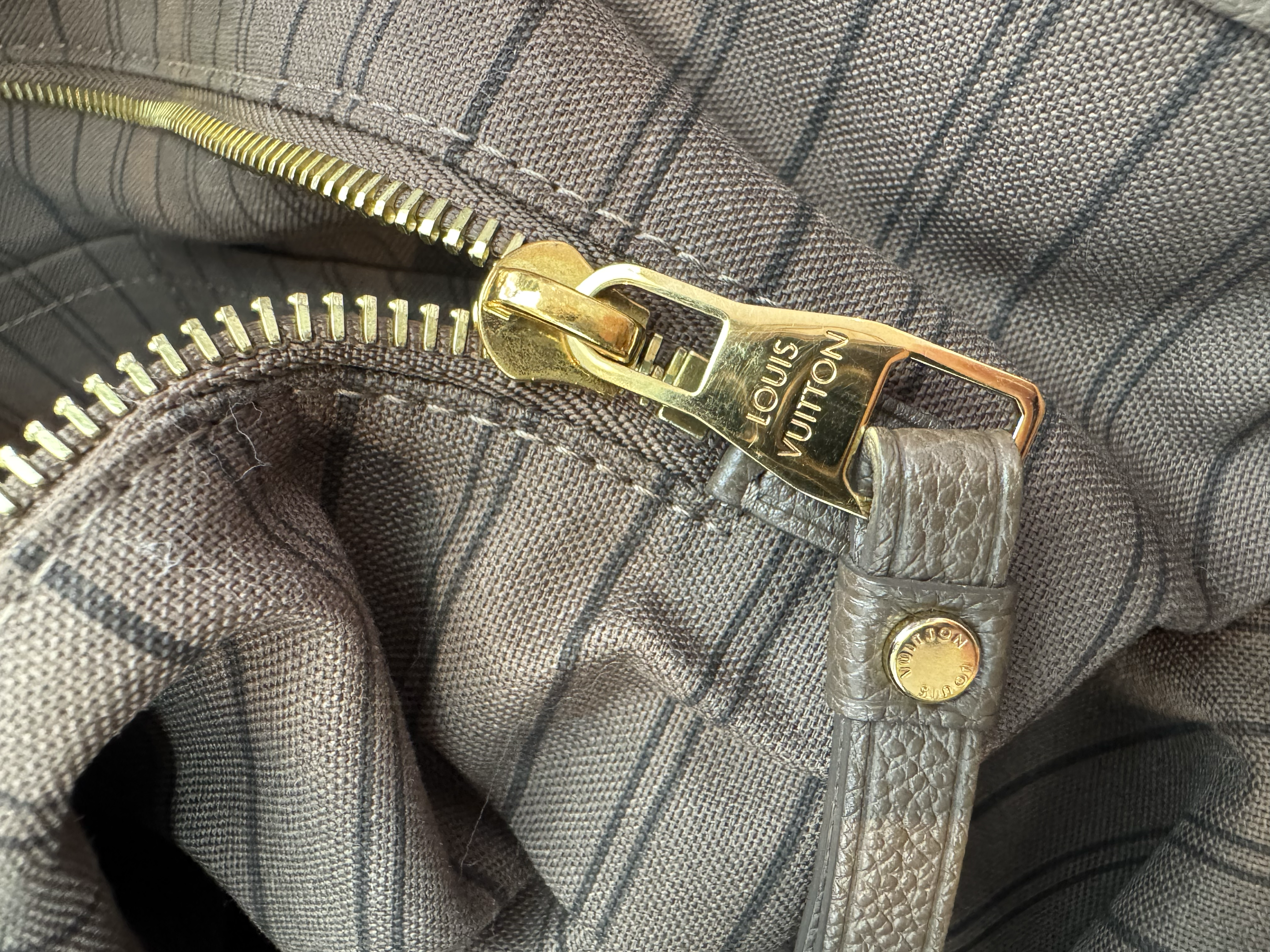 LOUIS VUITTON MINK EMPREINTE CITADINE GM TOTE