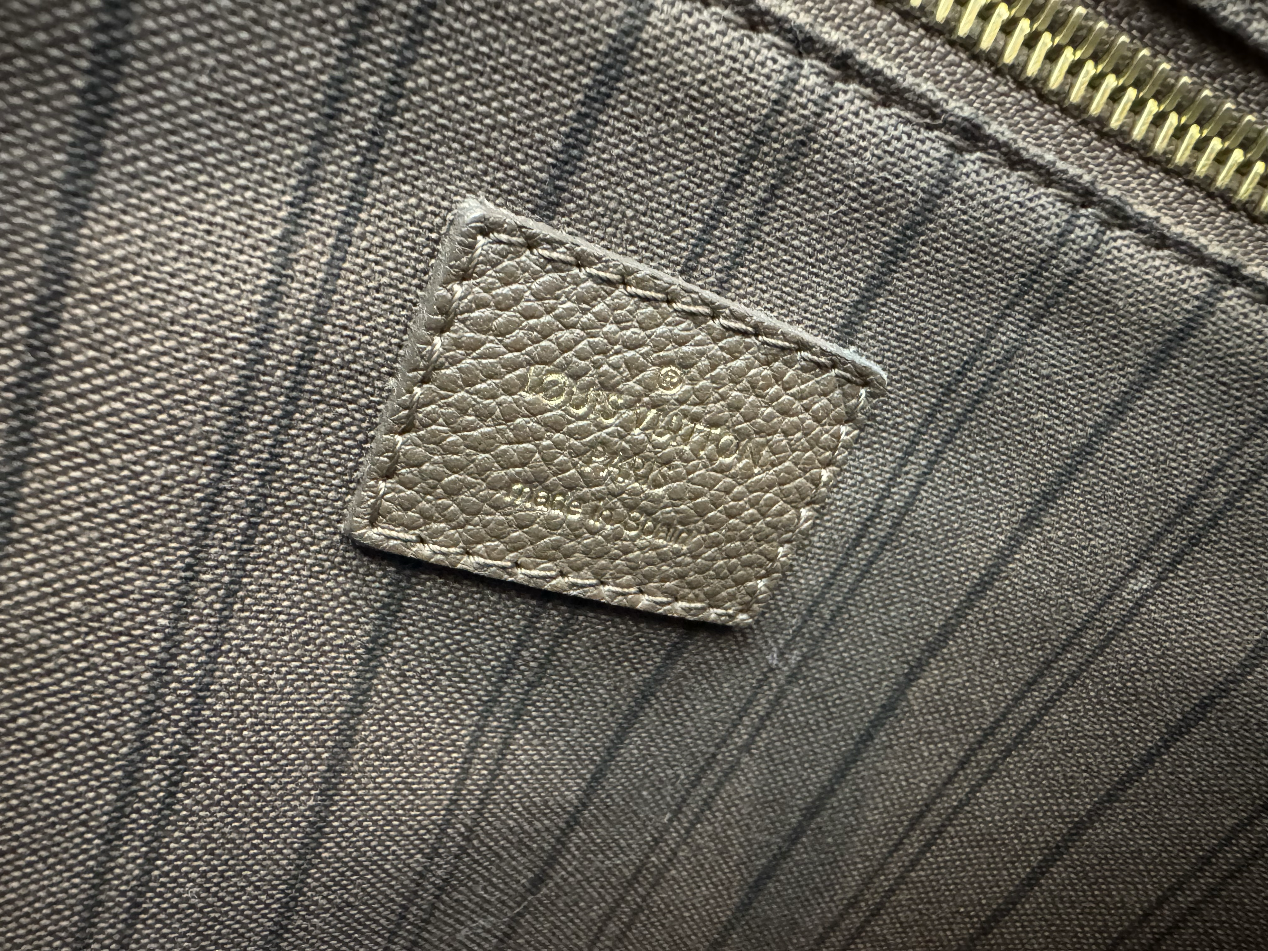LOUIS VUITTON MINK EMPREINTE CITADINE GM TOTE
