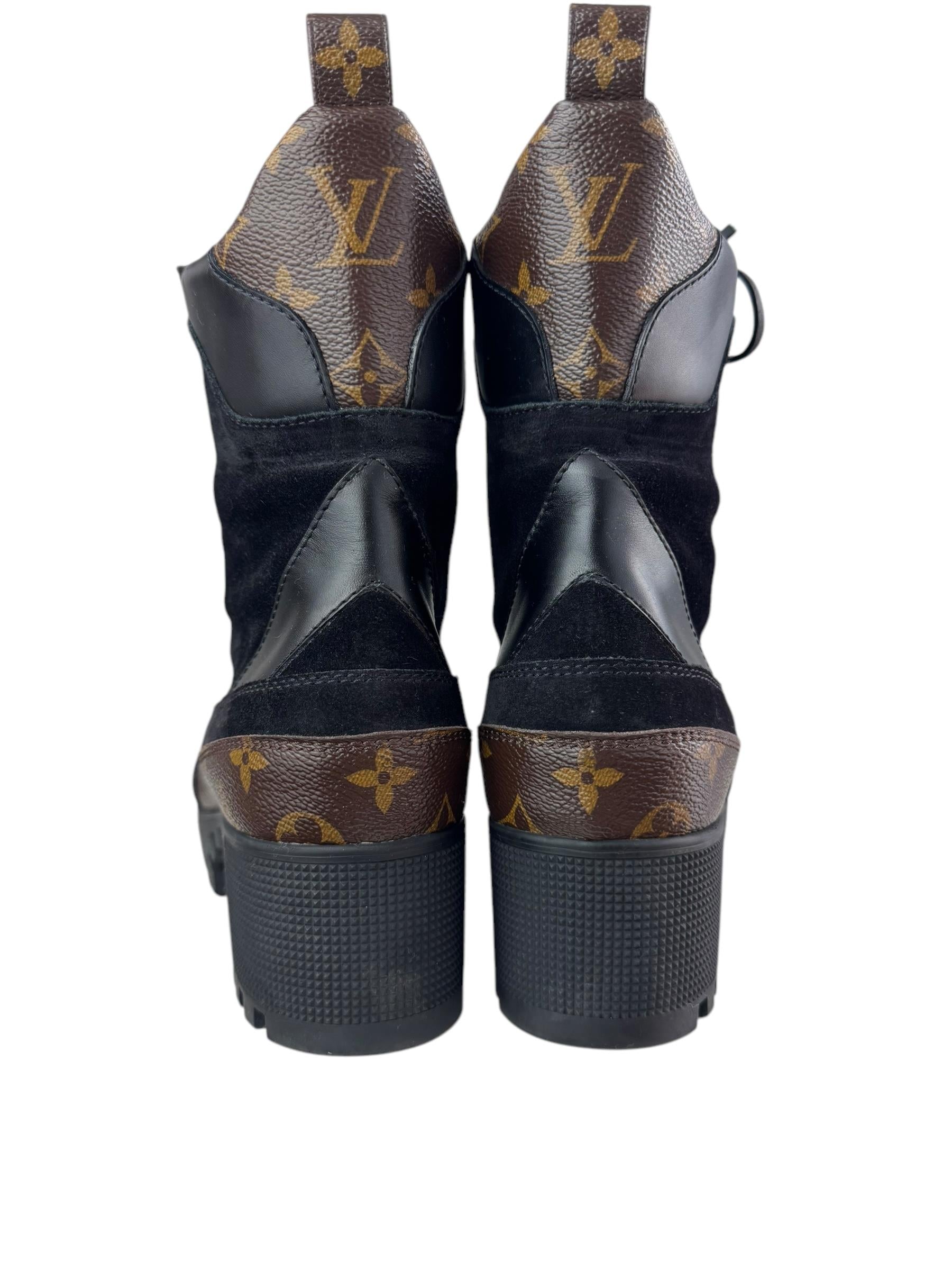 LOUIS VUITTON MONOGRAM LAUREATE DESERT BOOTS