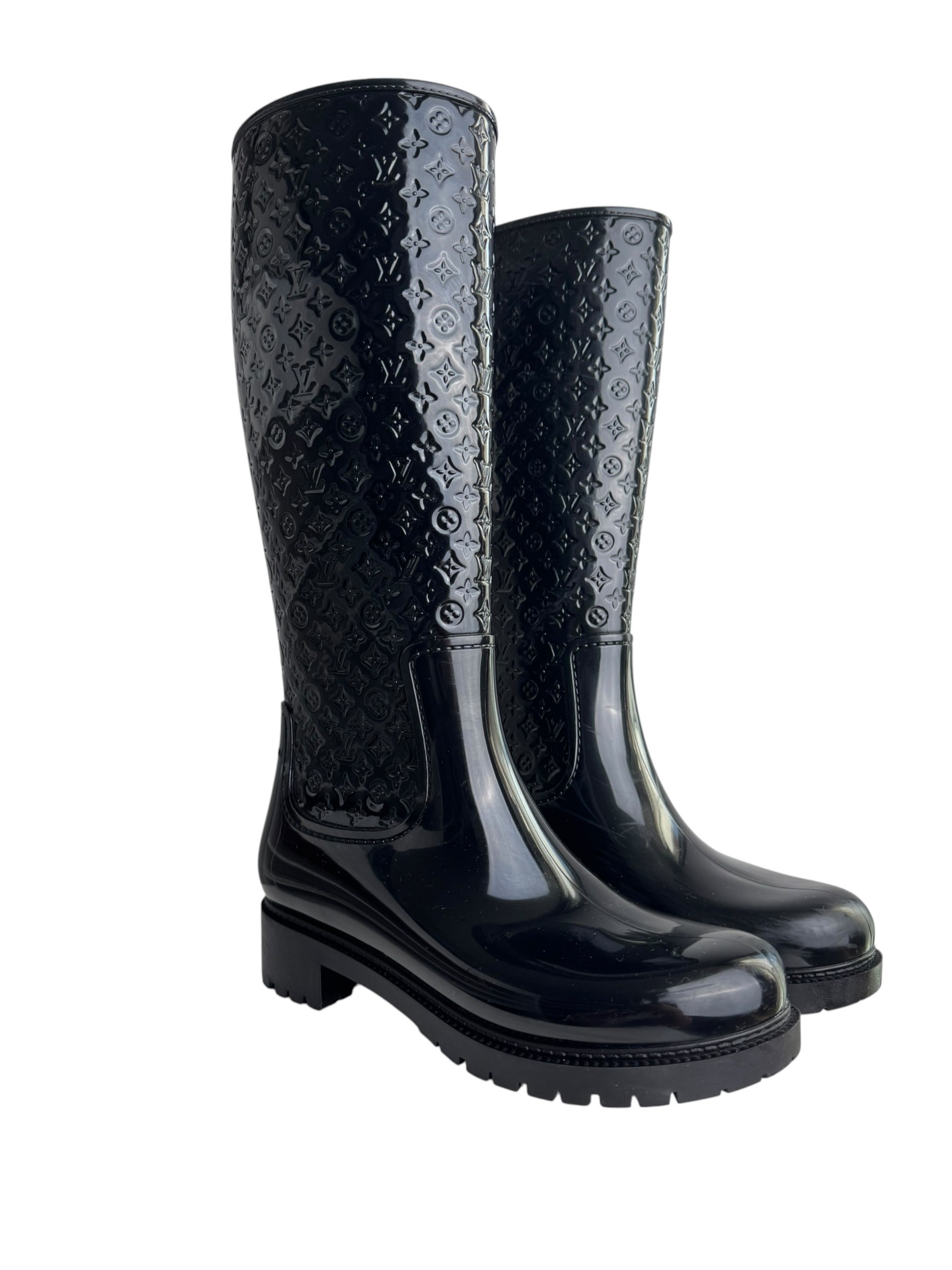 LOUIS VUITTON MONOGRAM RAINY BOOTS