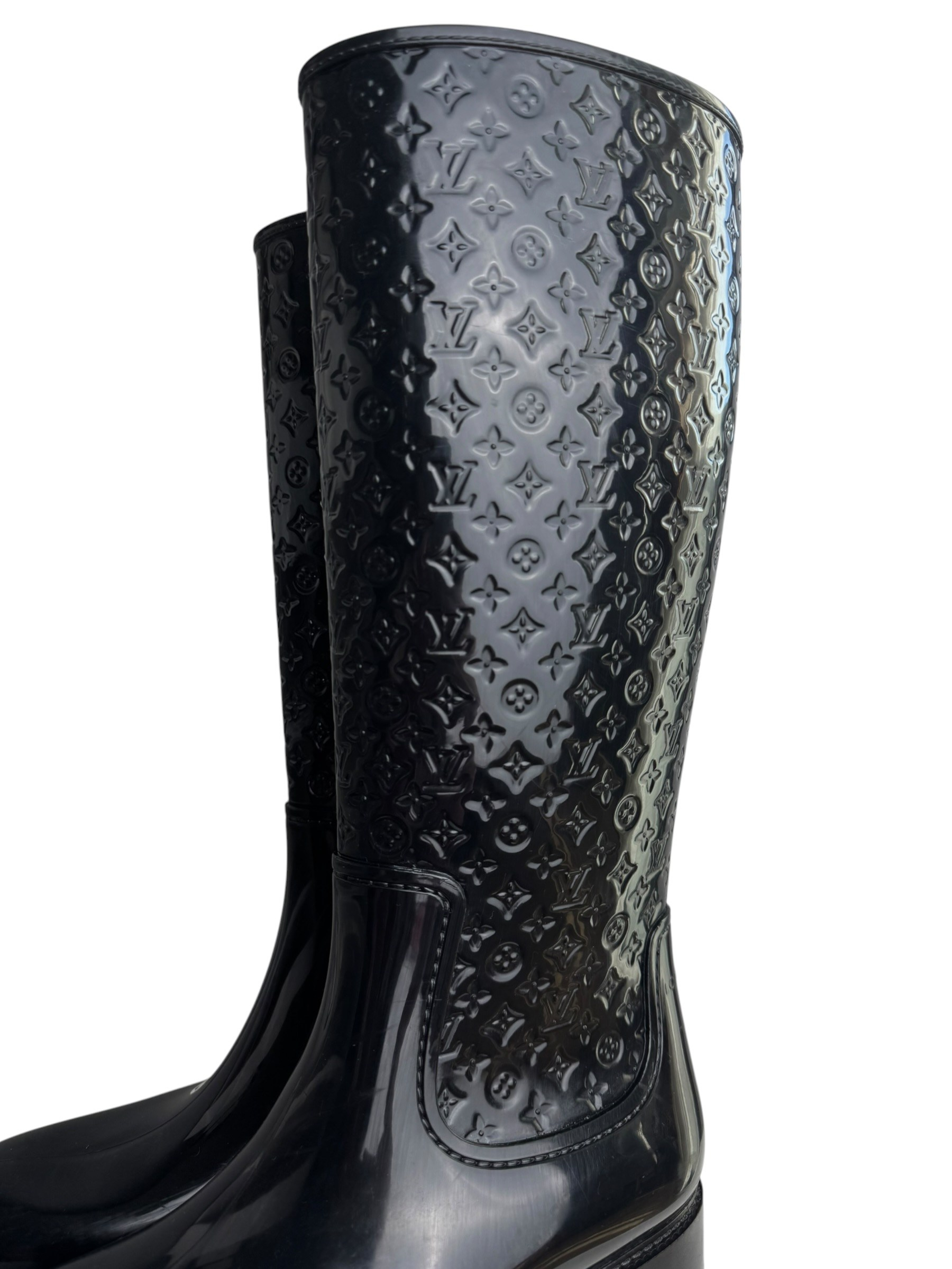 LOUIS VUITTON MONOGRAM RAINY BOOTS