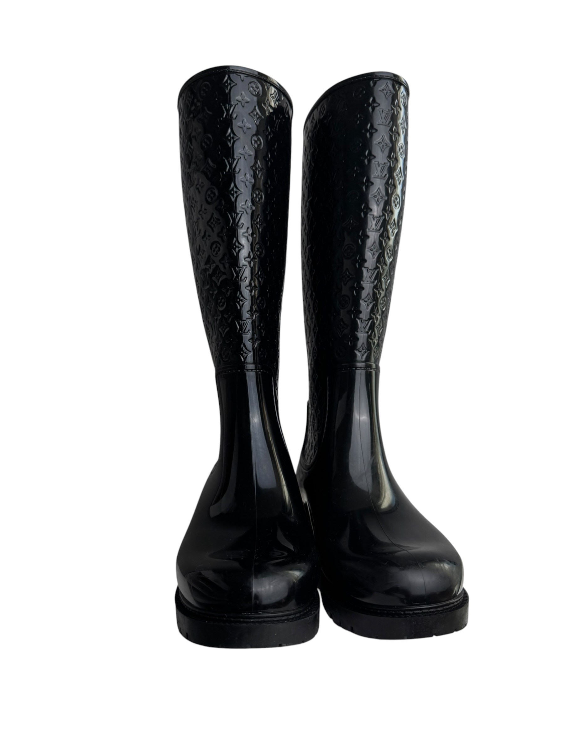 LOUIS VUITTON MONOGRAM RAINY BOOTS