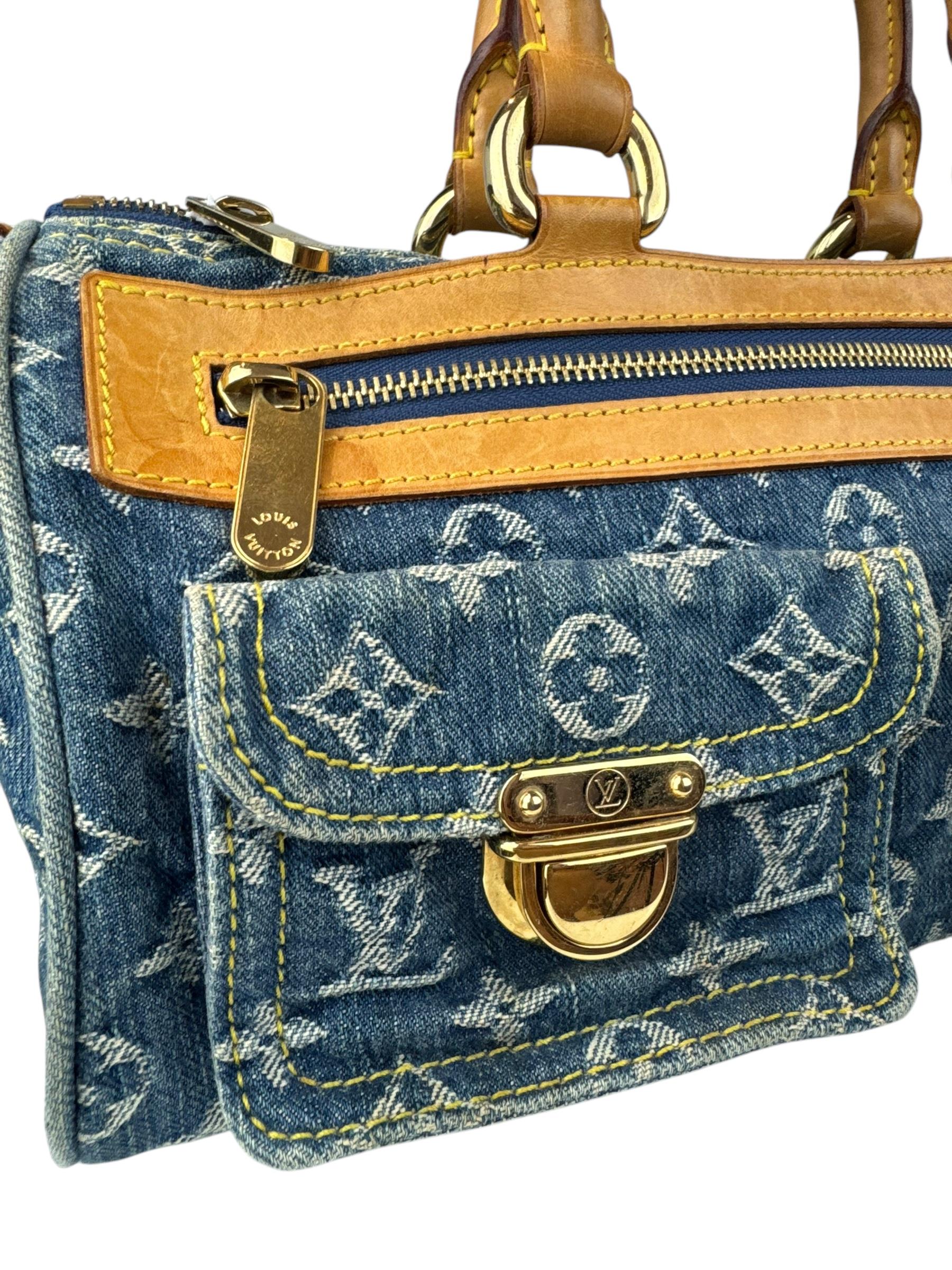LOUIS VUITTON NEO DENIM SPEEDY BAG