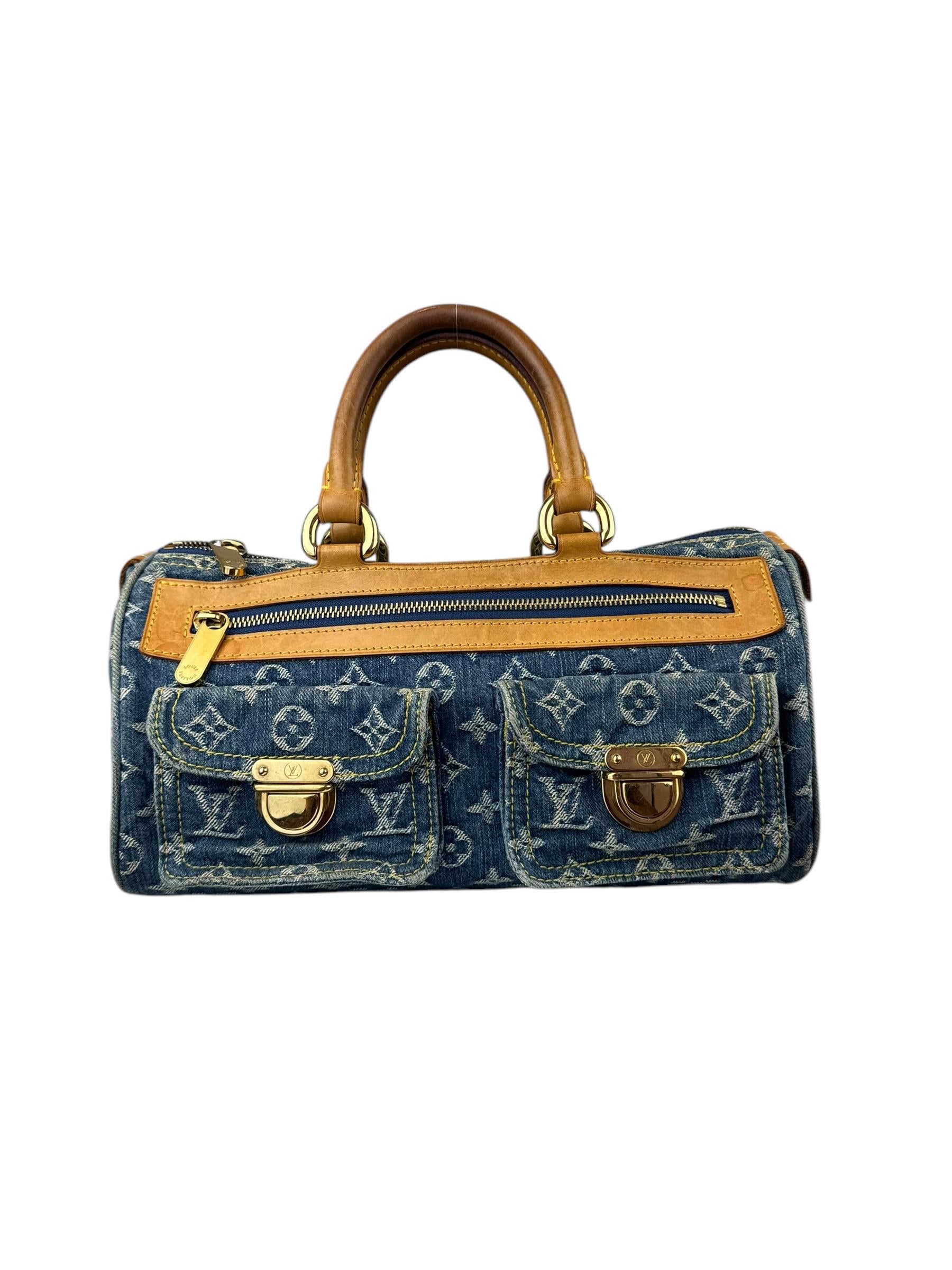 LOUIS VUITTON NEO DENIM SPEEDY BAG