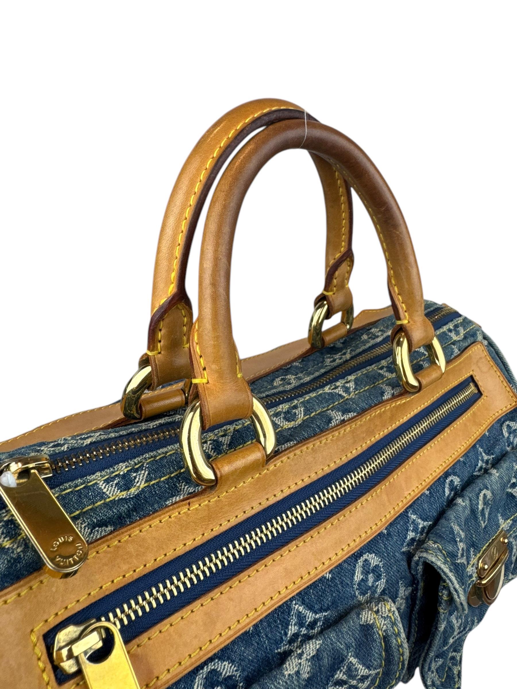LOUIS VUITTON NEO DENIM SPEEDY BAG
