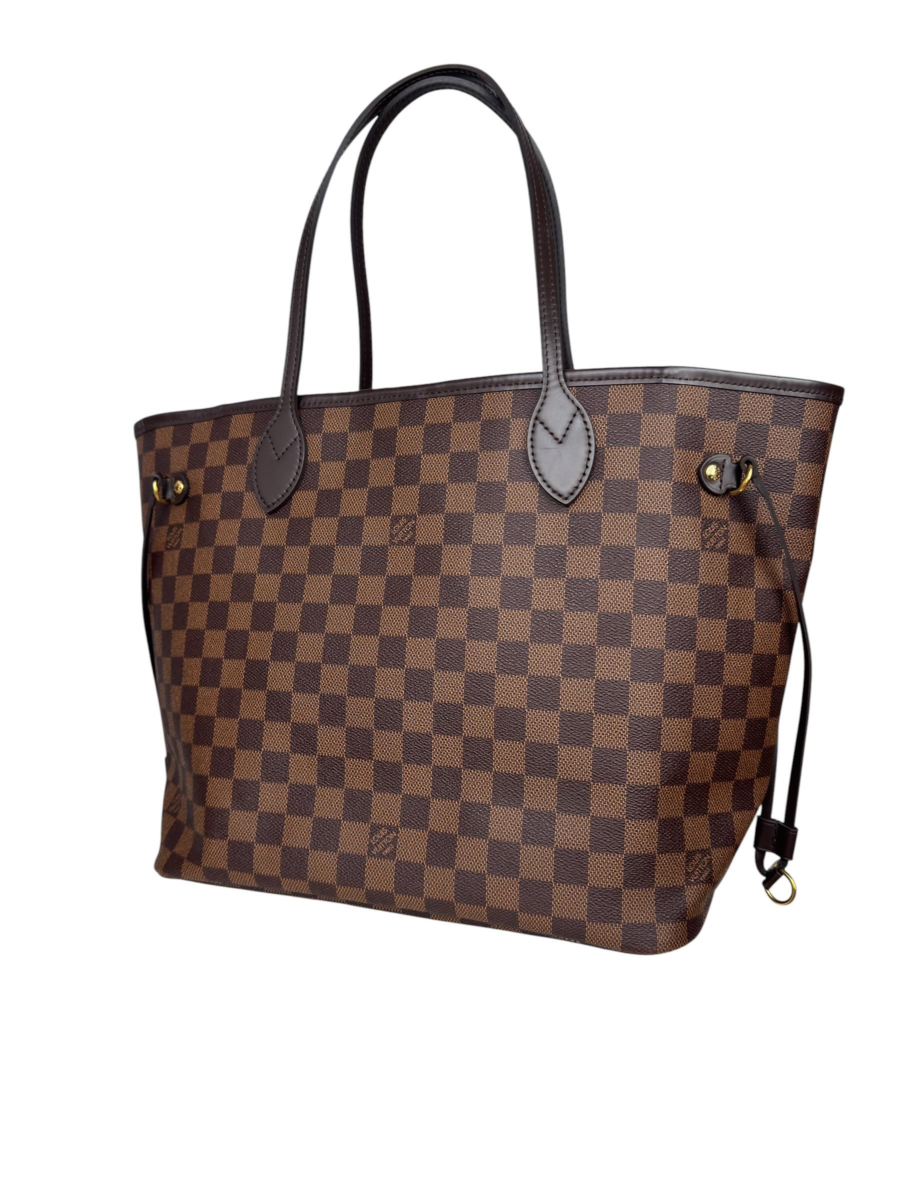 LOUIS VUITTON NEVERFULL DAMIER EBENE MM