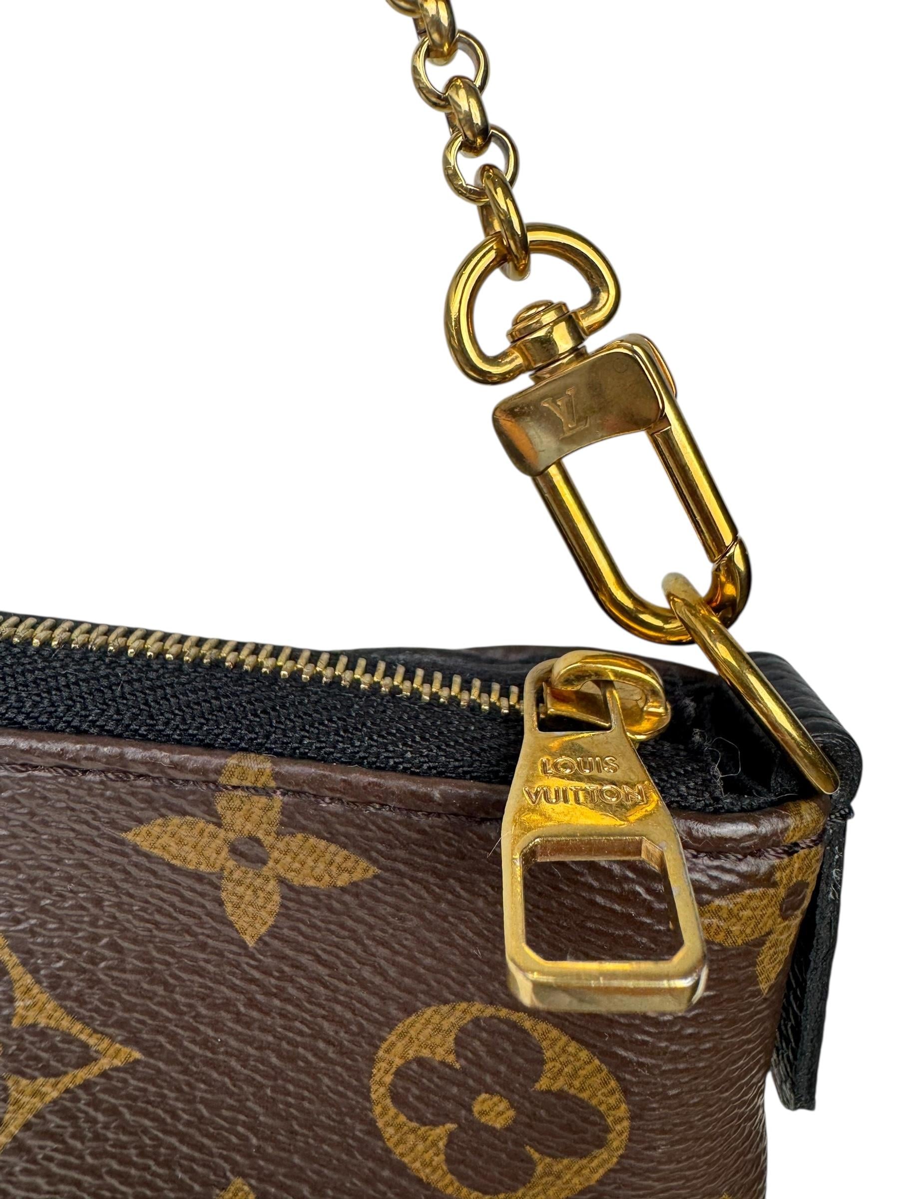 LOUIS VUITTON PALLAS CHAIN POCHETTE BAG