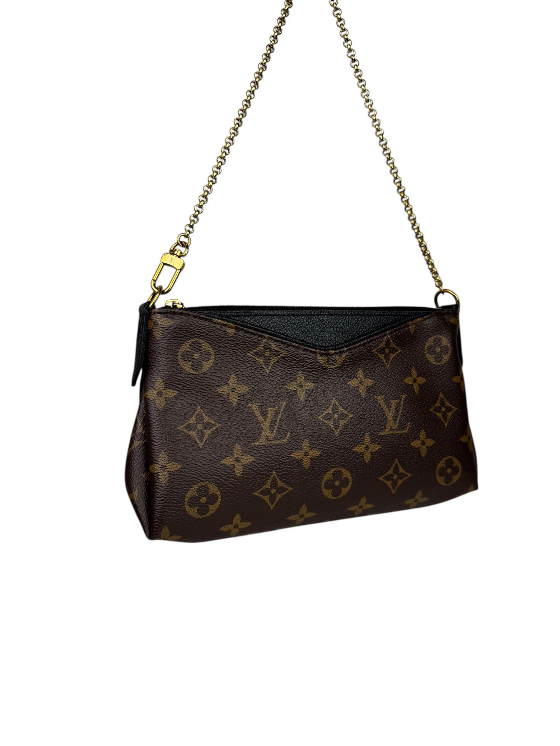 LOUIS VUITTON PALLAS CHAIN POCHETTE BAG