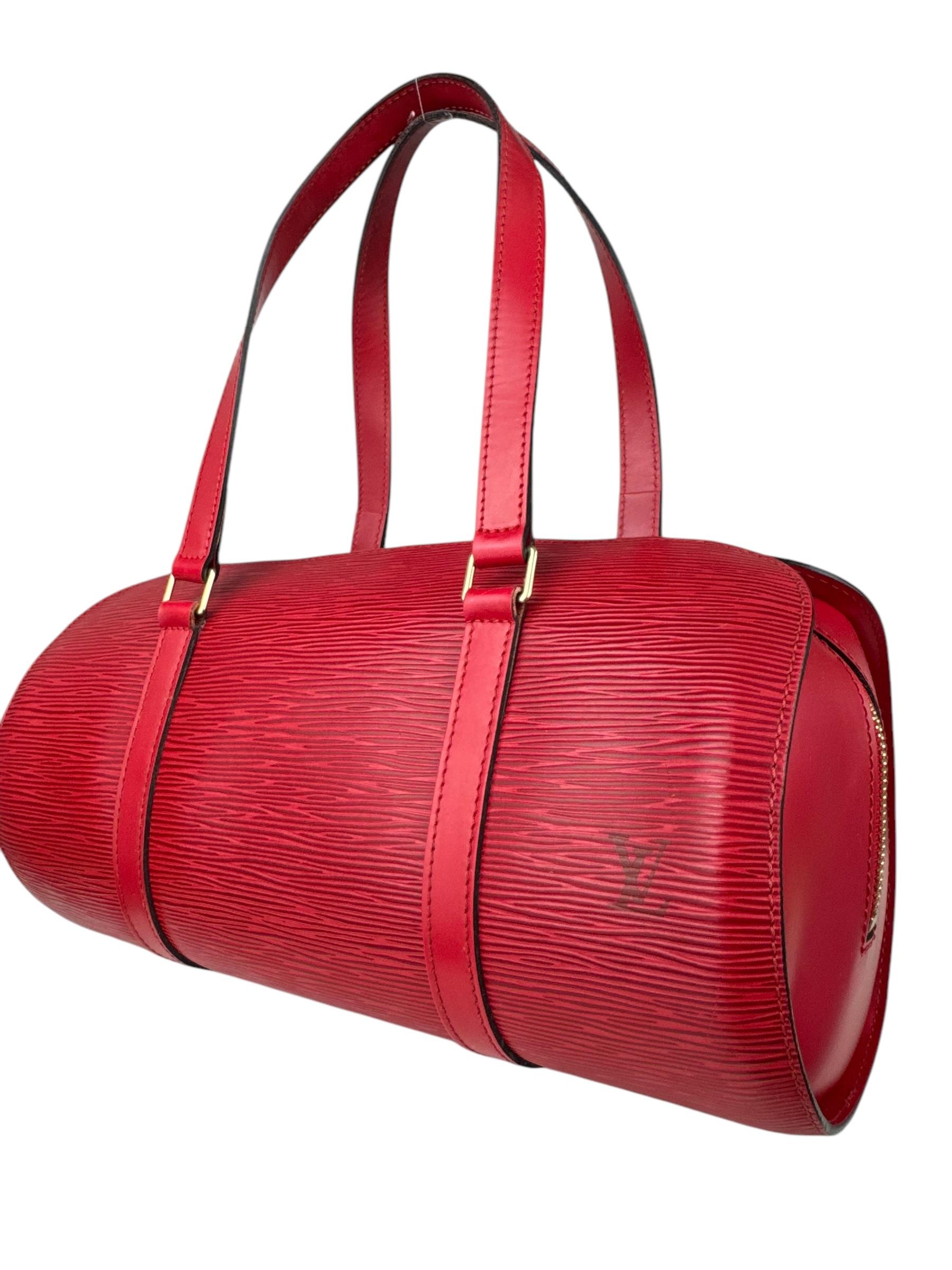 LOUIS VUITTON RED EPI PAPILLION 