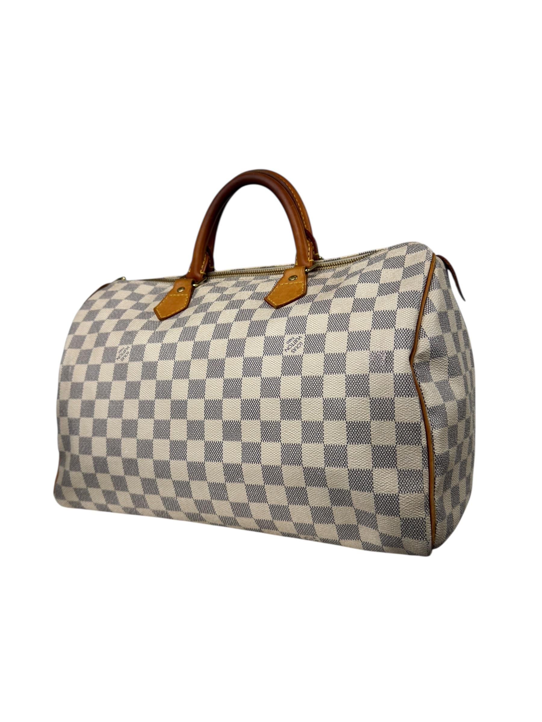 LOUIS VUITTON SPEEDY DAMIER AZUR 35