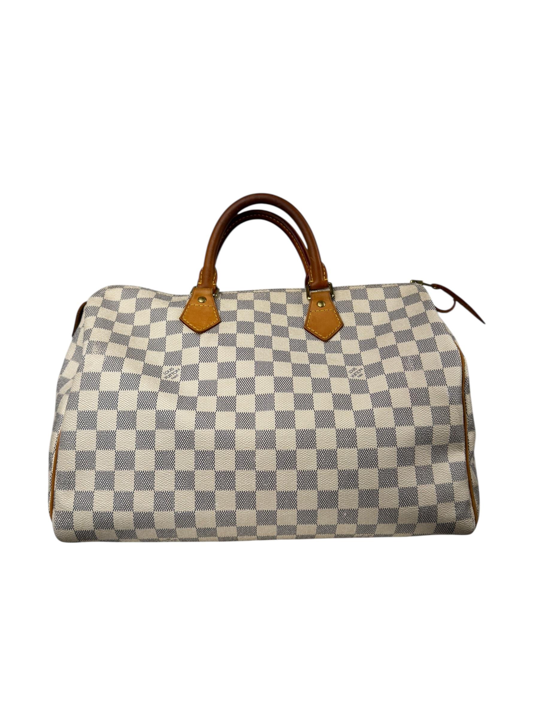 LOUIS VUITTON SPEEDY DAMIER AZUR 35