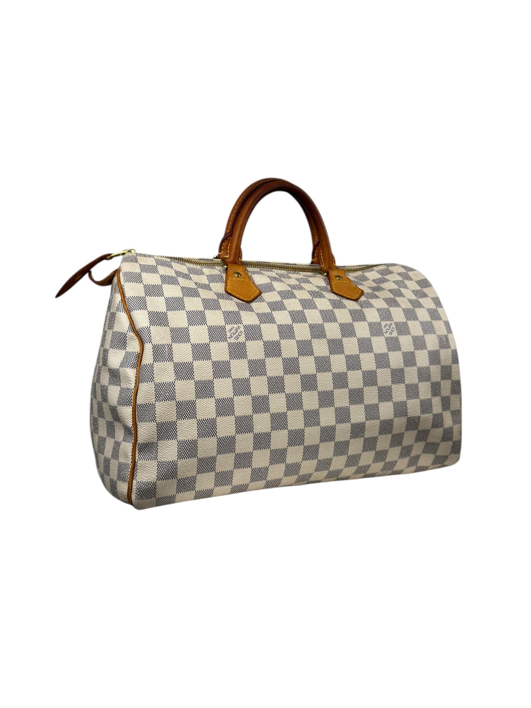 LOUIS VUITTON SPEEDY DAMIER AZUR 35