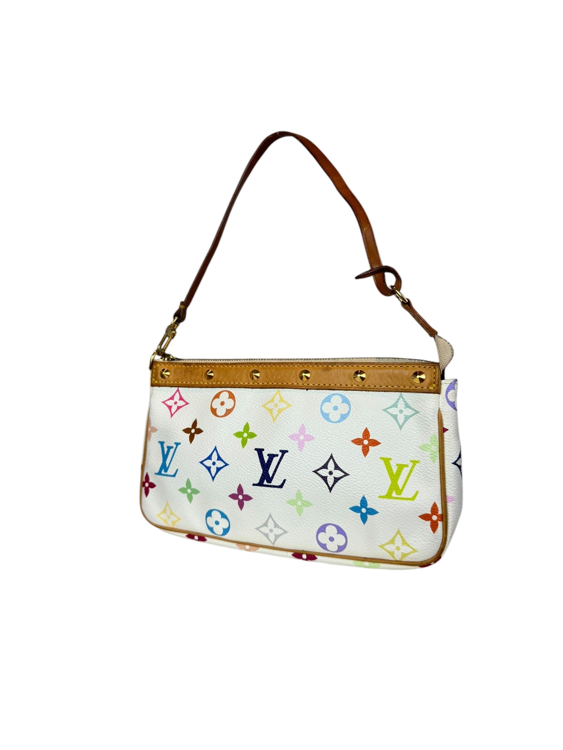 LOUIS VUITTON TAKASHI MURAKAMI MULTICOLOR POCHETTE 