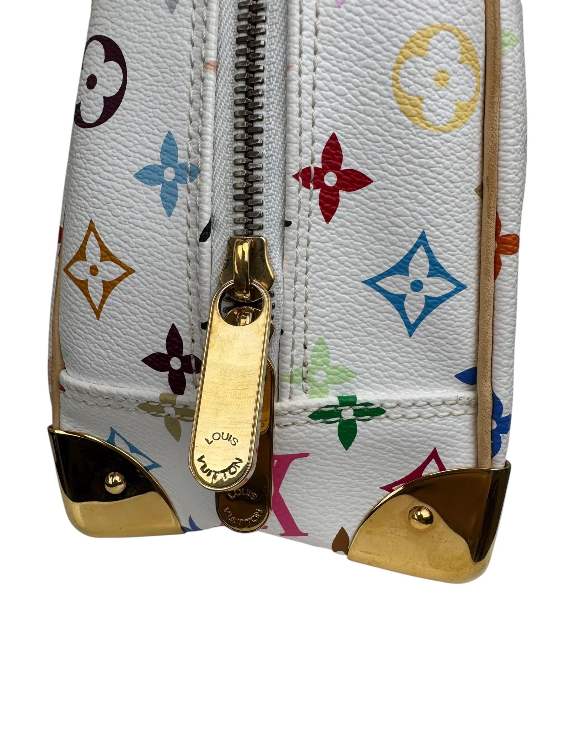 LOUIS VUITTON TAKASHI MURAKAMI MULTICOLOR TROUVILLE BAG