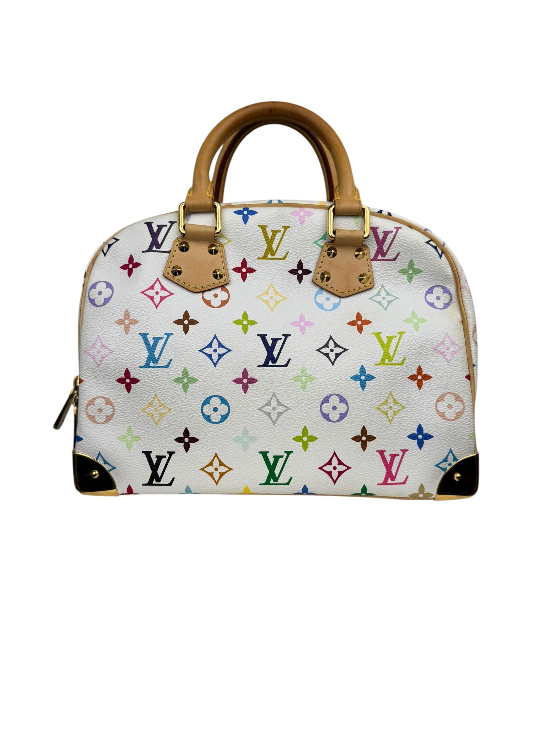 LOUIS VUITTON TAKASHI MURAKAMI MULTICOLOR TROUVILLE BAG