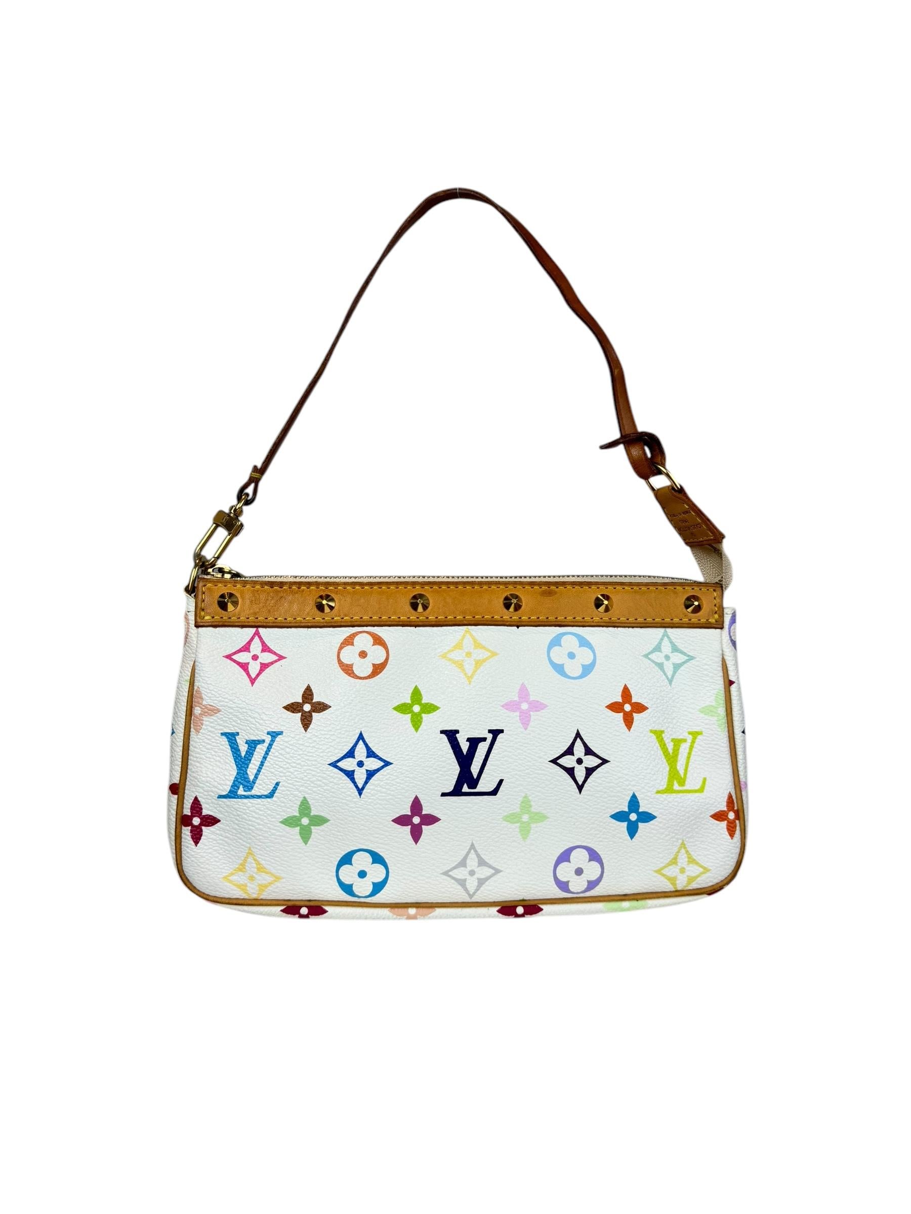 LOUIS VUITTON TAKASHI MURAKAMI MULTICOLOR POCHETTE 