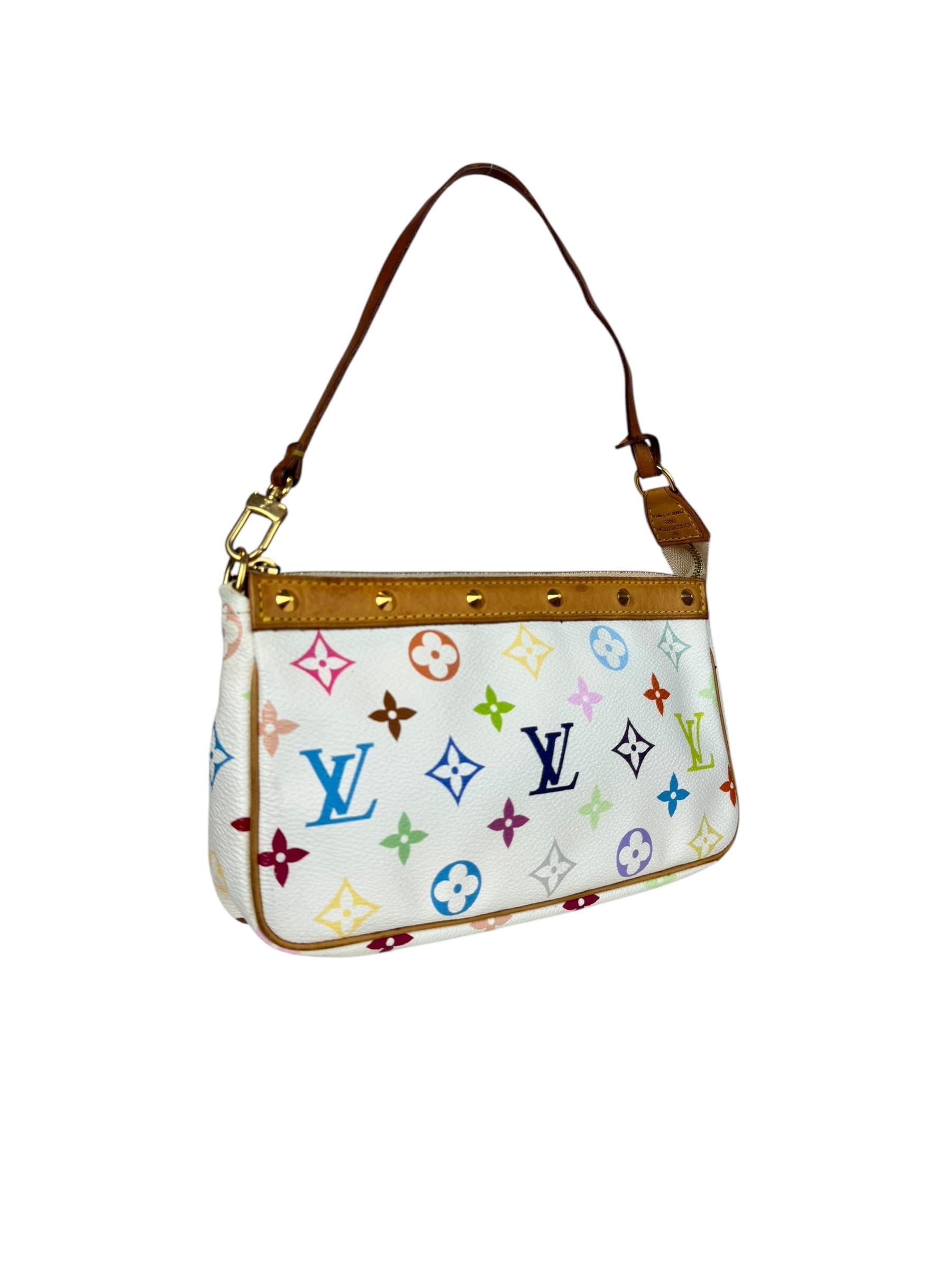 LOUIS VUITTON TAKASHI MURAKAMI MULTICOLOR POCHETTE 