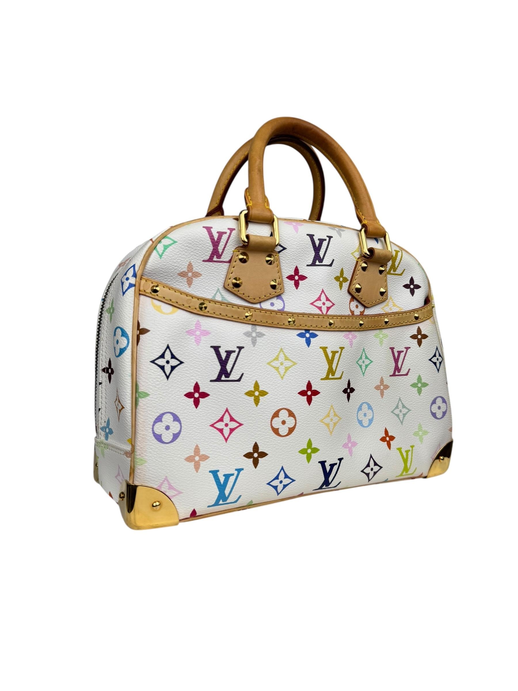 LOUIS VUITTON TAKASHI MURAKAMI MULTICOLOR TROUVILLE BAG