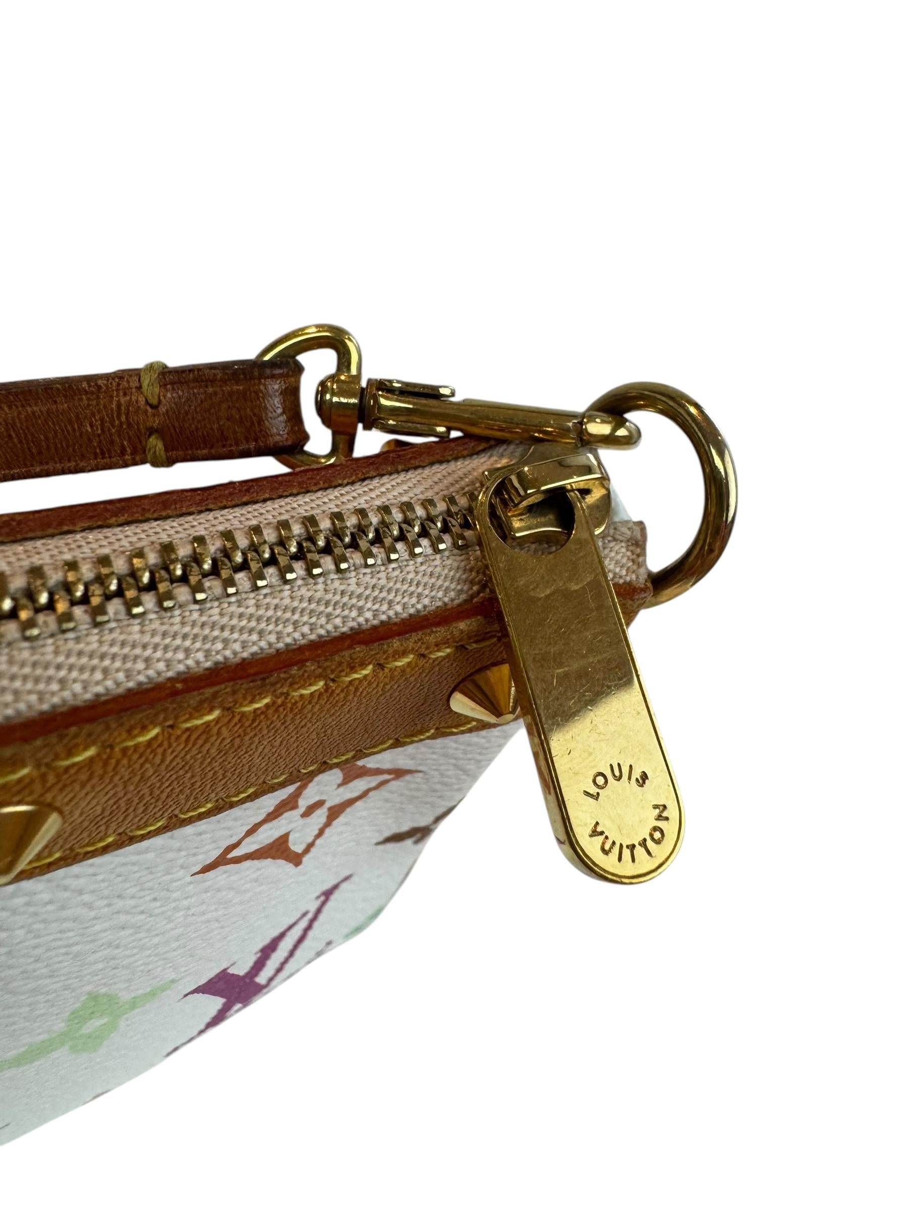 LOUIS VUITTON TAKASHI MURAKAMI MULTICOLOR POCHETTE 