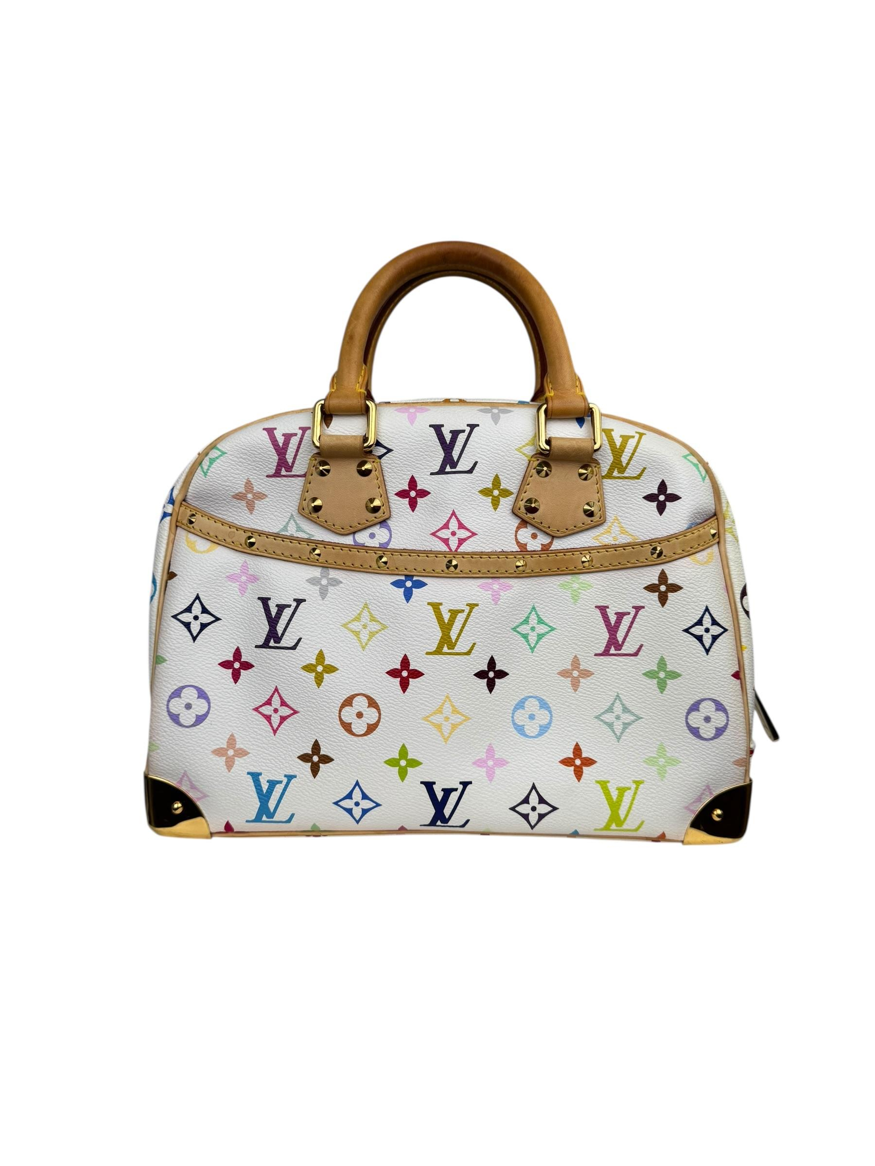 LOUIS VUITTON TAKASHI MURAKAMI MULTICOLOR TROUVILLE BAG