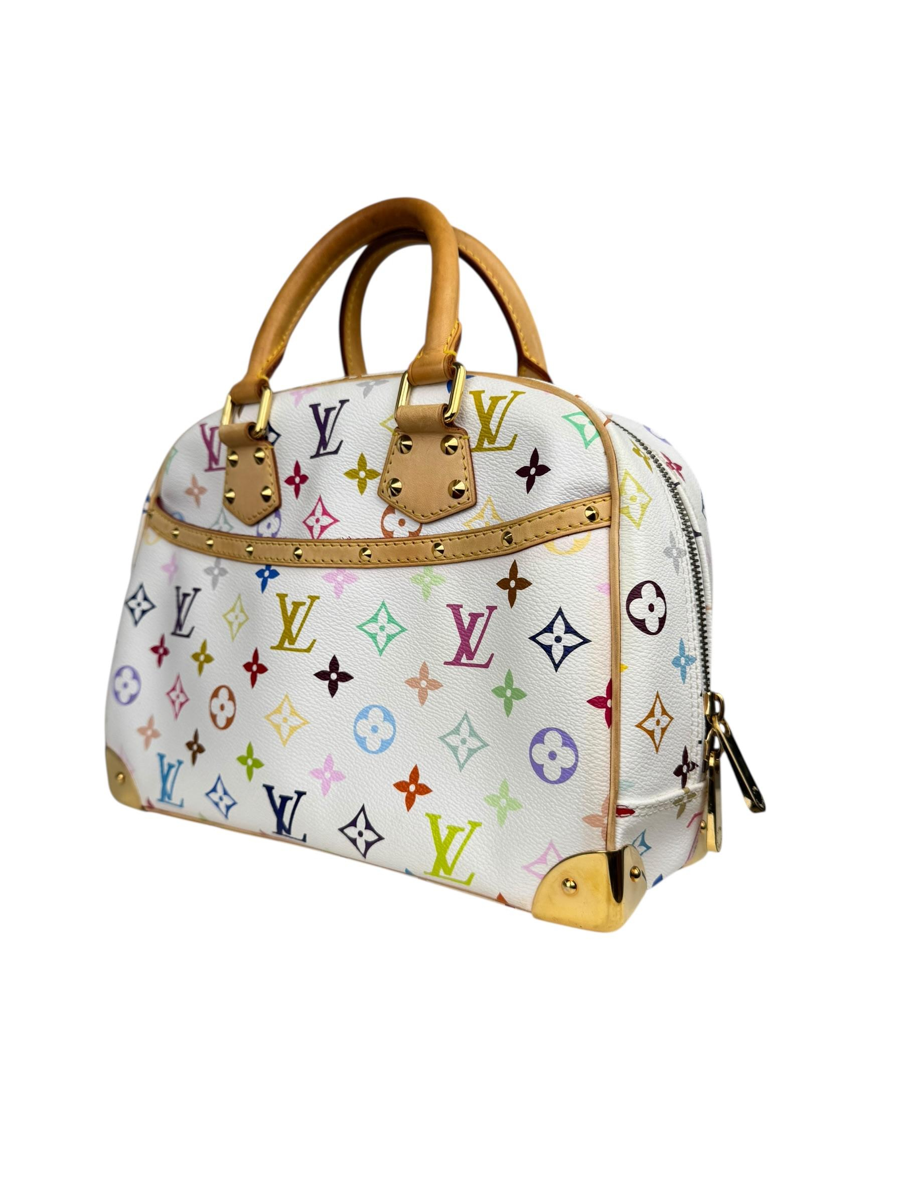 LOUIS VUITTON TAKASHI MURAKAMI MULTICOLOR TROUVILLE BAG