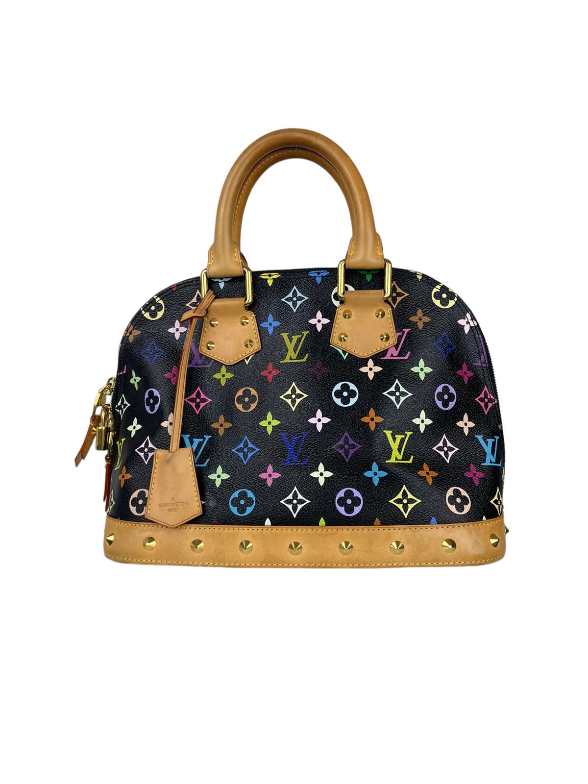 LOUIS VUITTON TAKASHI x MURAKAMI MULTICOLOR ALMA HANDBAG
