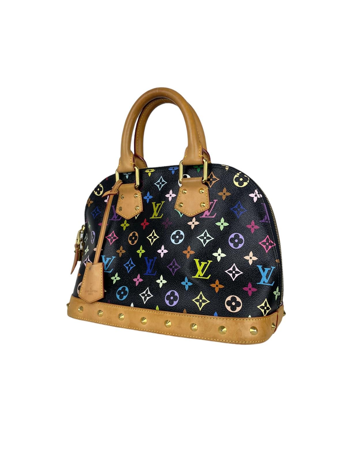LOUIS VUITTON TAKASHI x MURAKAMI MULTICOLOR ALMA HANDBAG