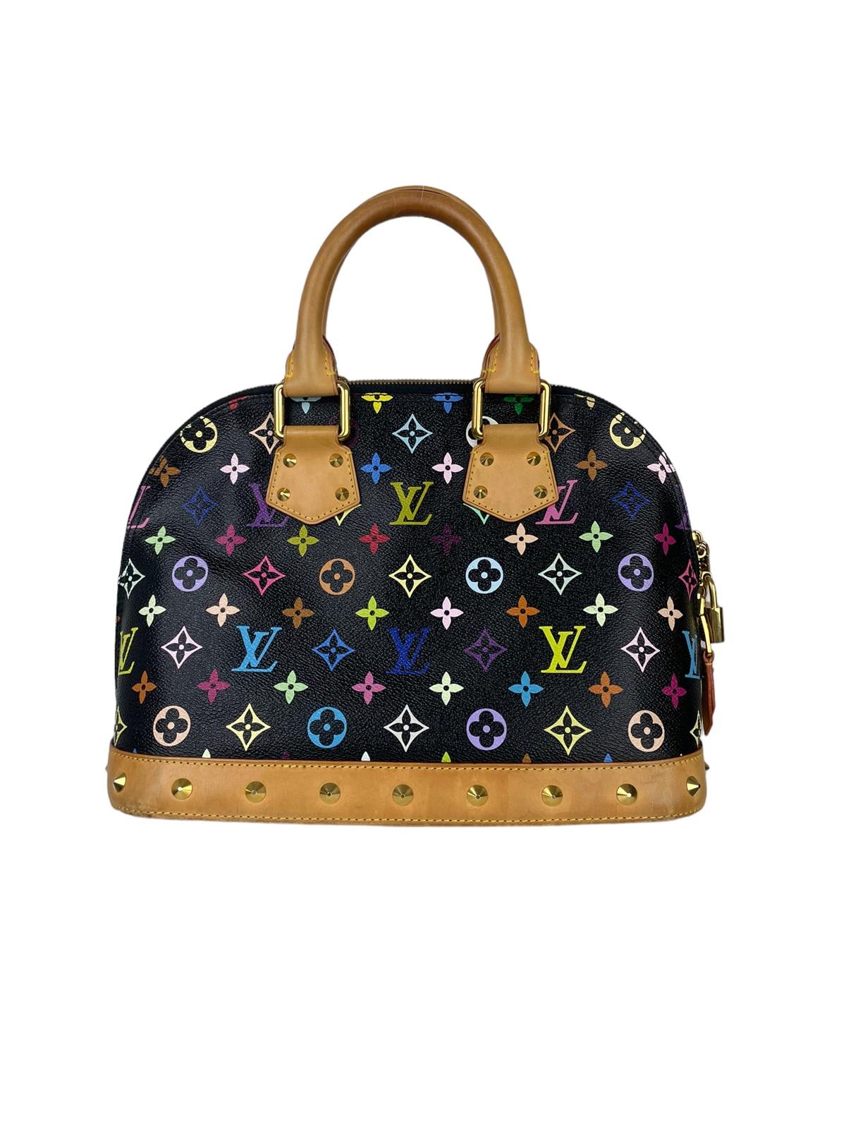 LOUIS VUITTON TAKASHI x MURAKAMI MULTICOLOR ALMA HANDBAG