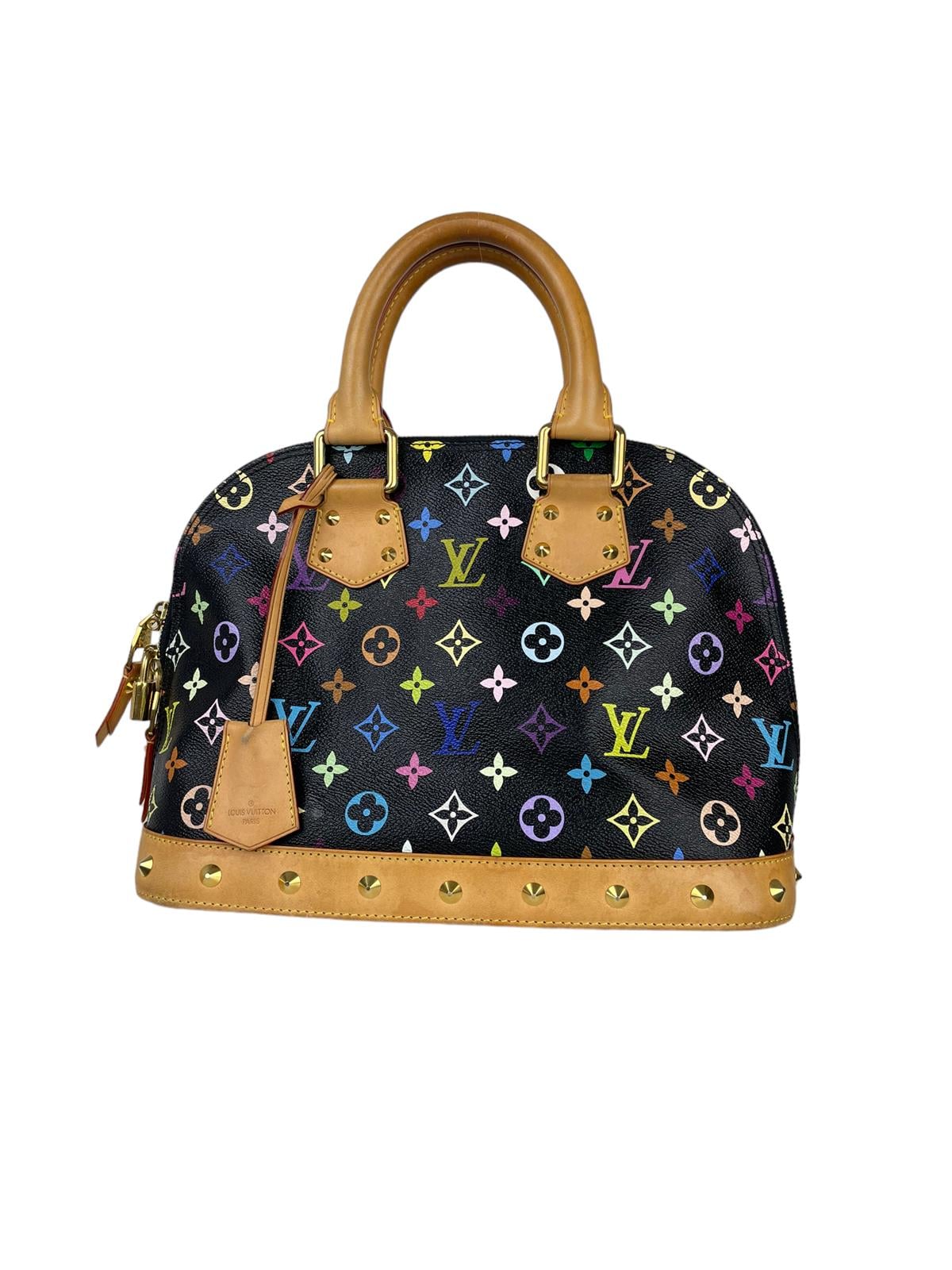 LOUIS VUITTON TAKASHI x MURAKAMI MULTICOLOR ALMA HANDBAG