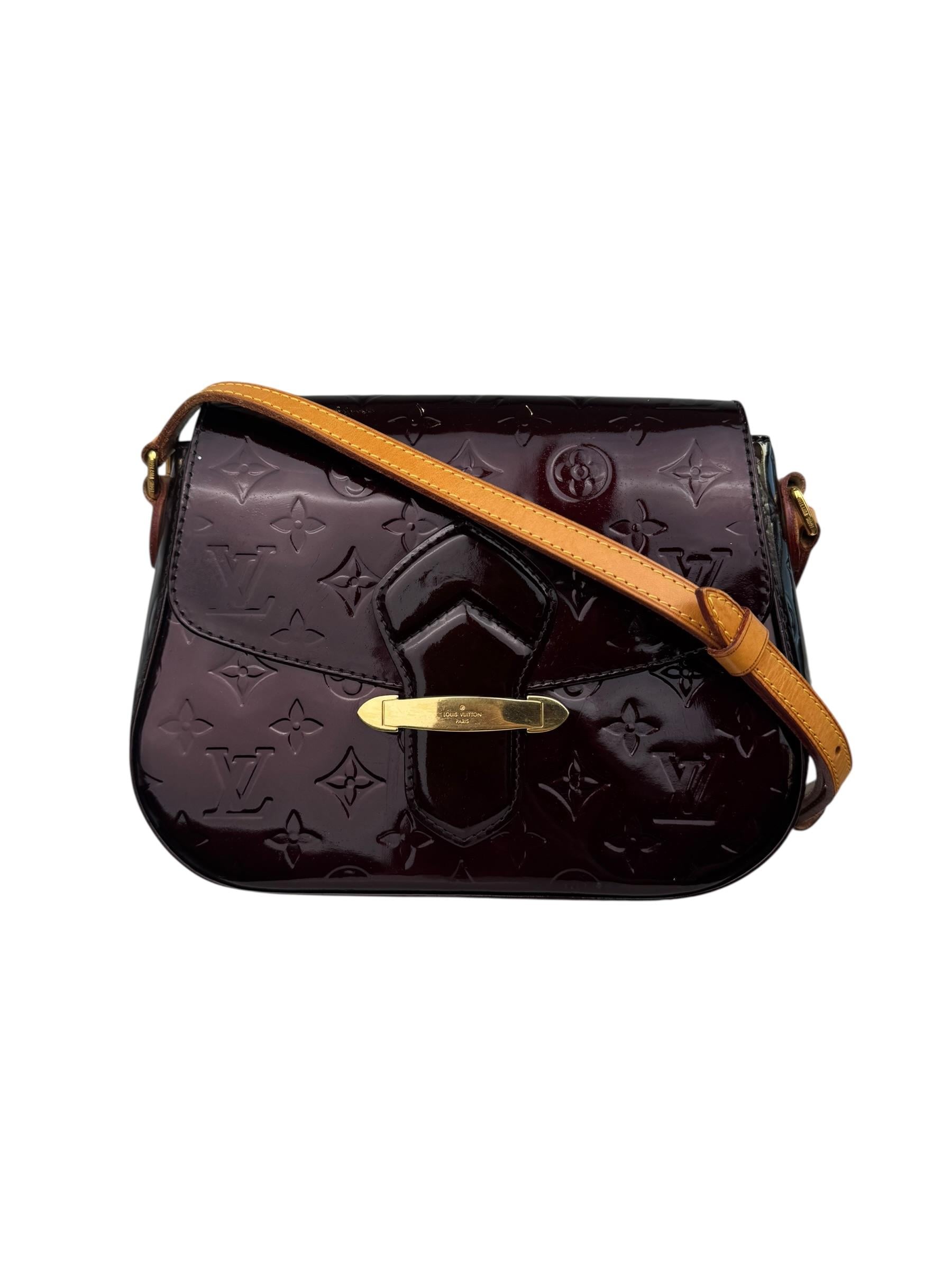 LOUIS VUITTON VERNIS AMARANTE MONOGRAM BELLFLOWER BAG (REZERVEDİR.)