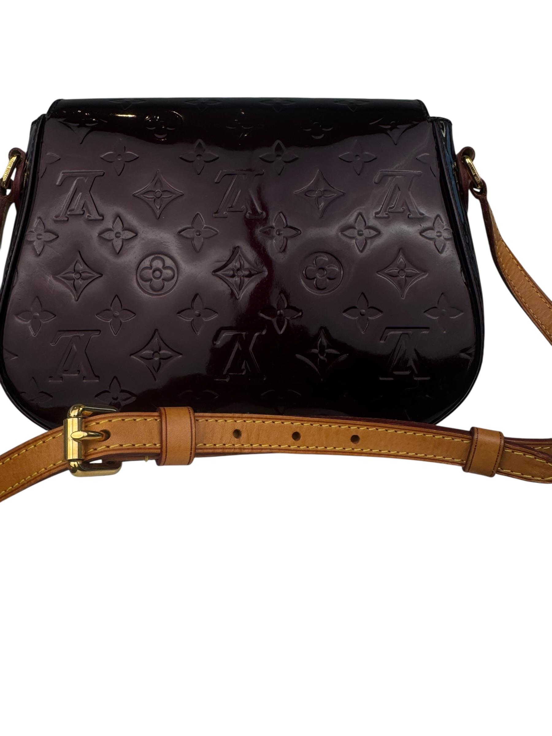 LOUIS VUITTON VERNIS AMARANTE MONOGRAM BELLFLOWER BAG (REZERVEDİR.)
