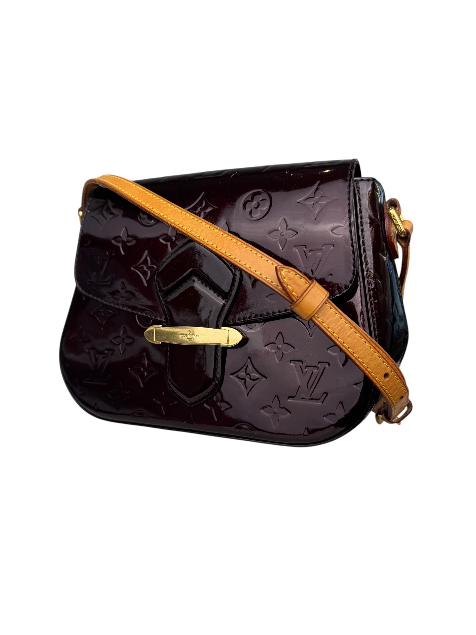 LOUIS VUITTON VERNIS AMARANTE MONOGRAM BELLFLOWER BAG (REZERVEDİR.)