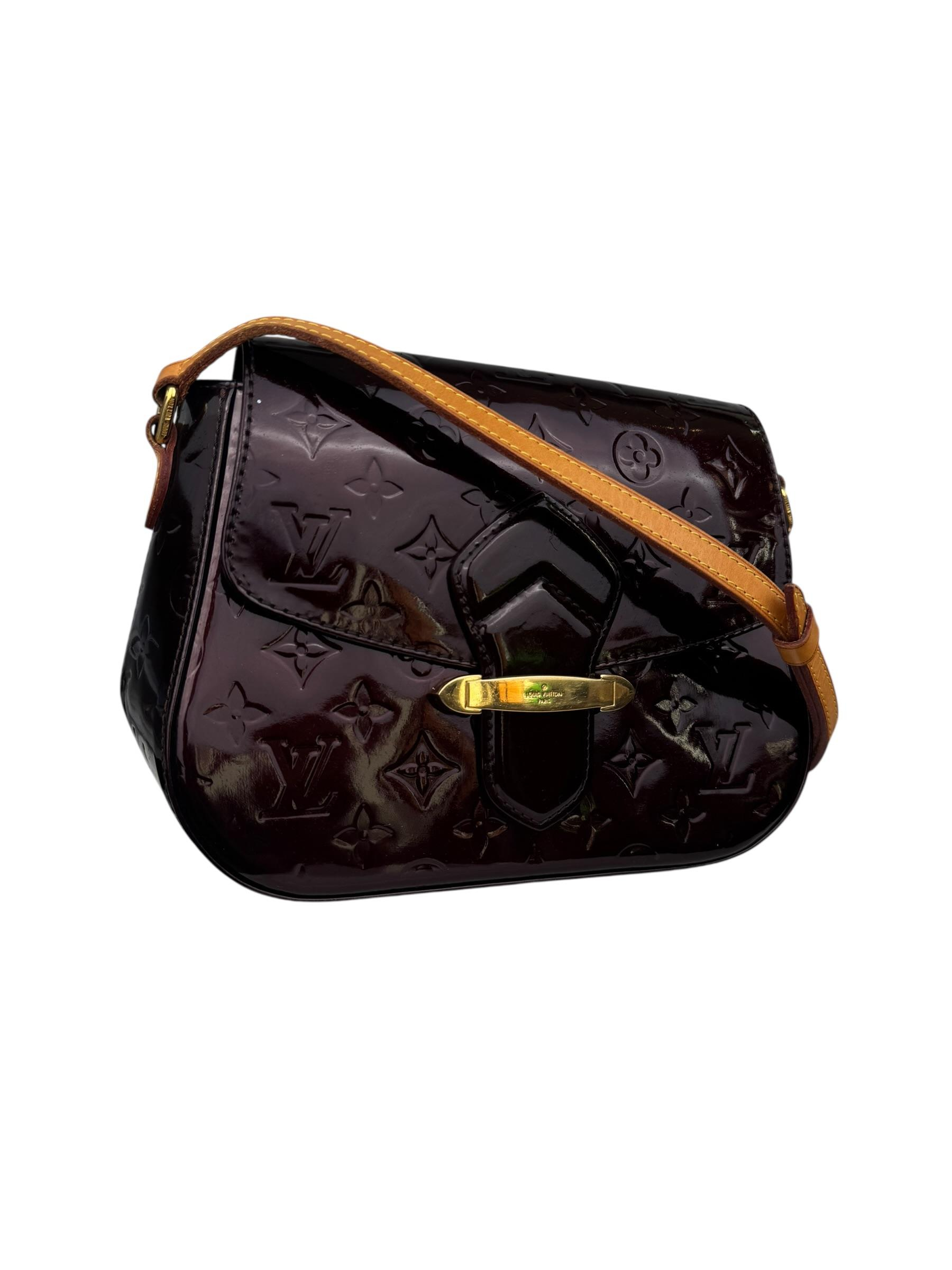 LOUIS VUITTON VERNIS AMARANTE MONOGRAM BELLFLOWER BAG (REZERVEDİR.)