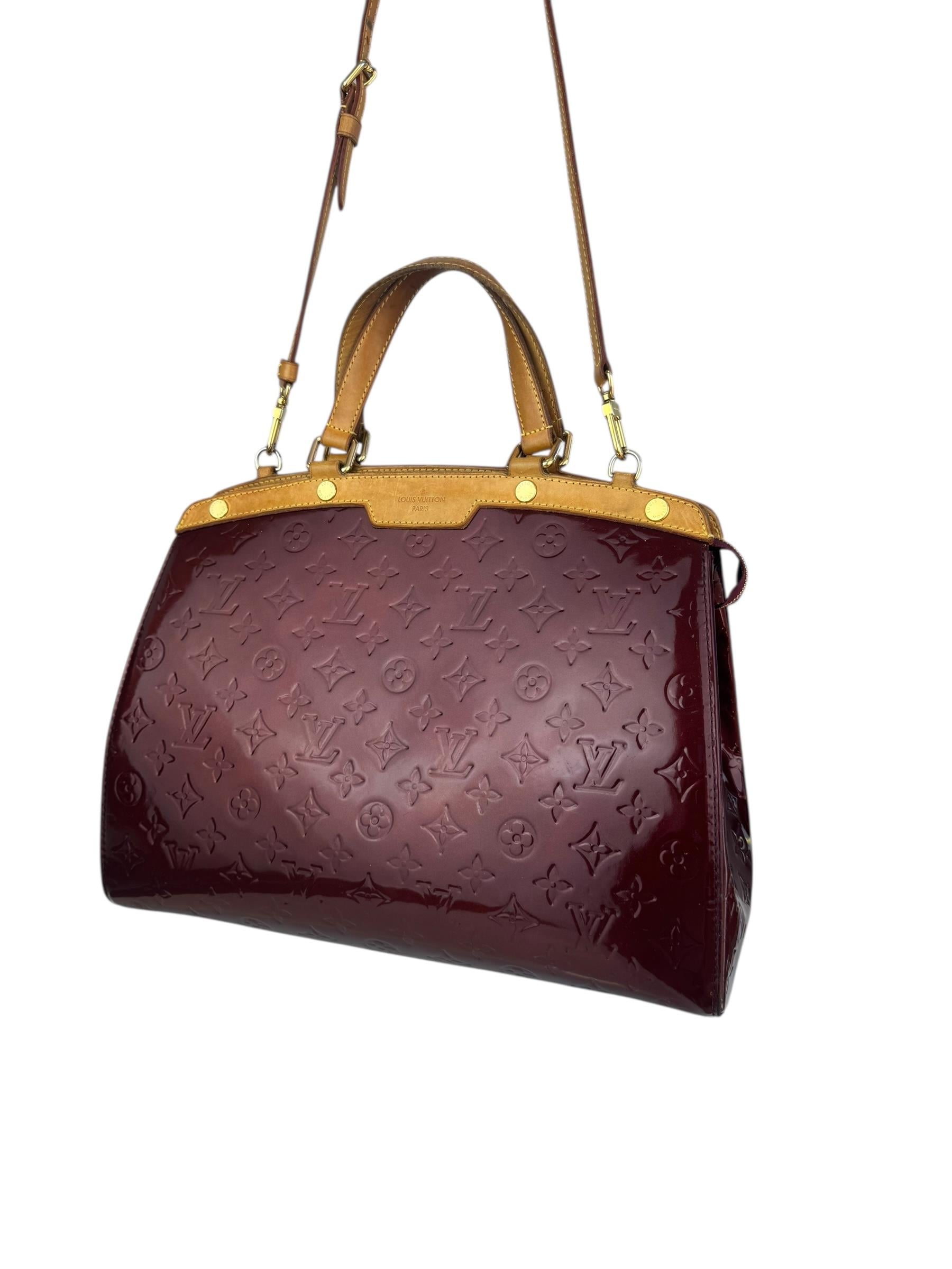 LOUIS VUITTON VERNIS BREA GM TOTE BAG