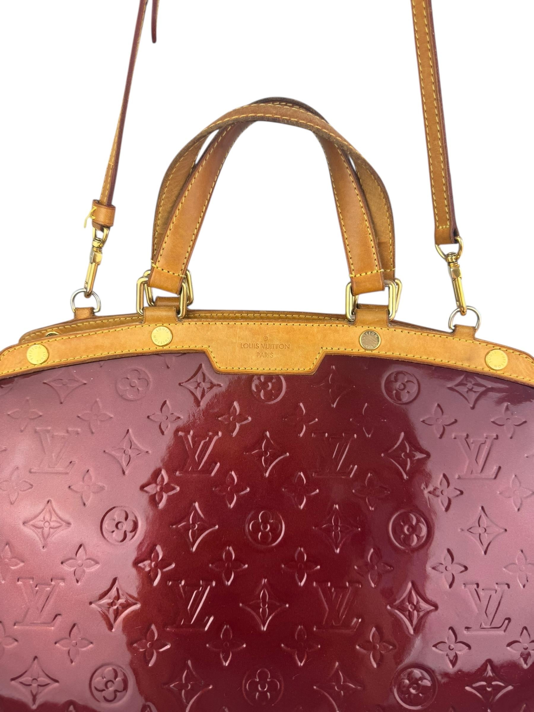 LOUIS VUITTON VERNIS BREA GM TOTE BAG