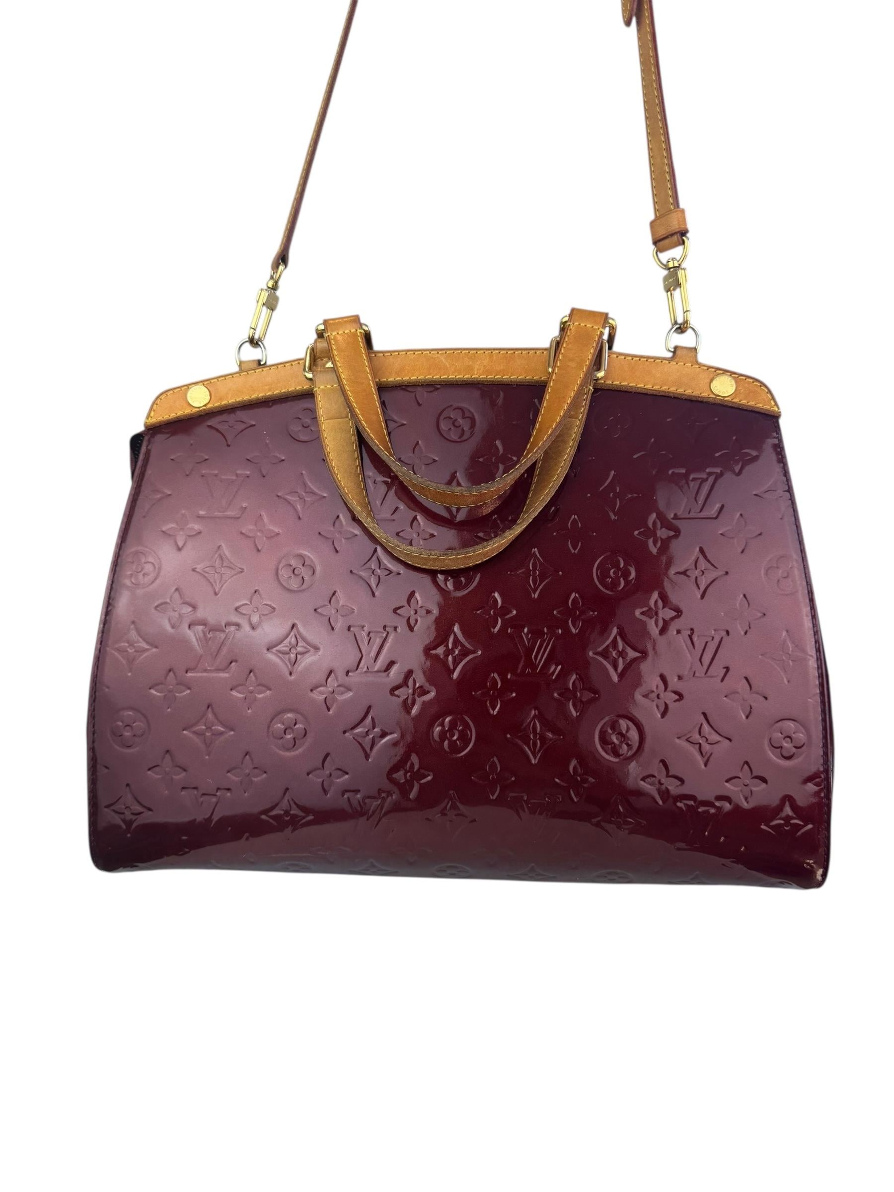 LOUIS VUITTON VERNIS BREA GM TOTE BAG