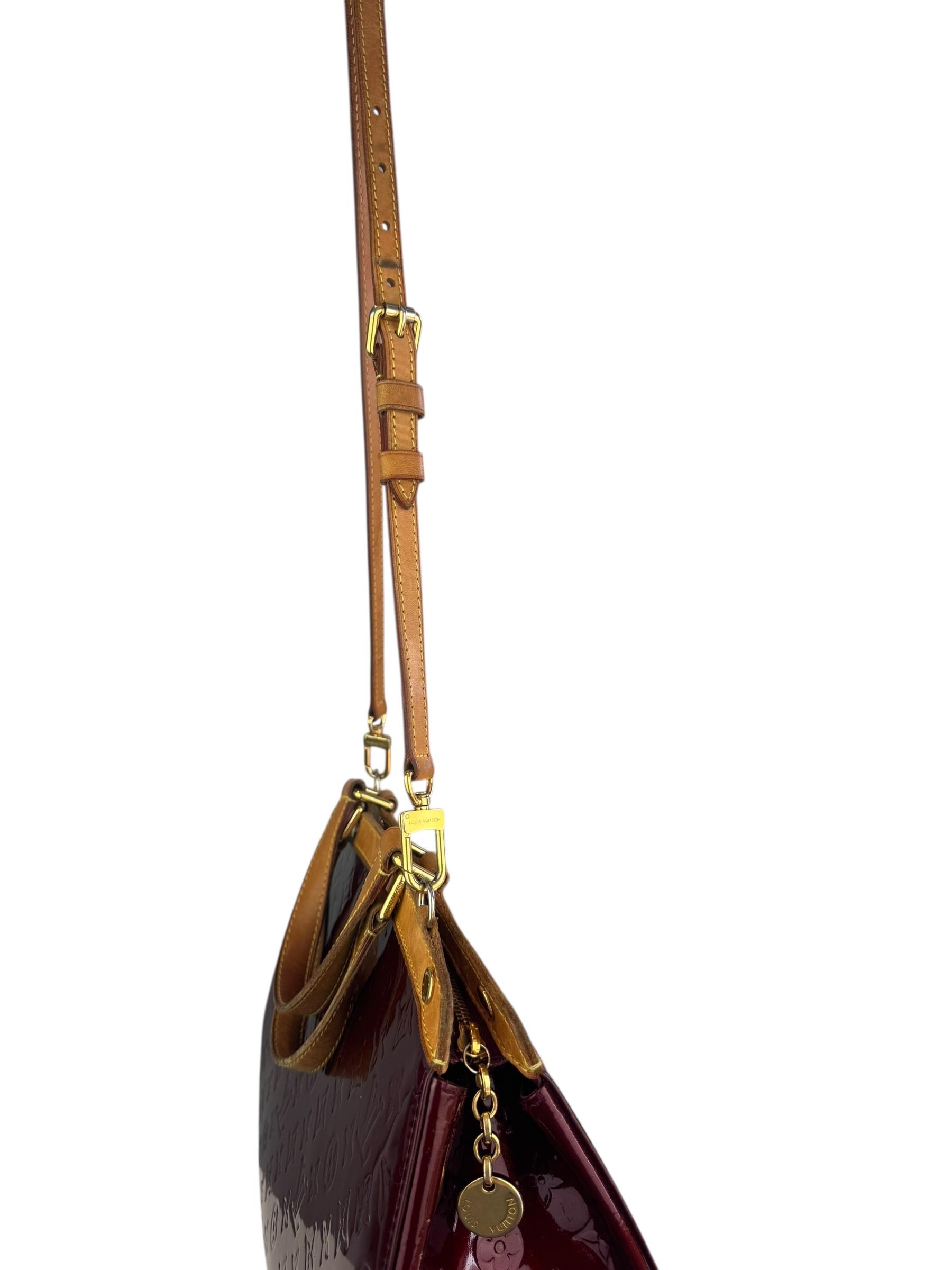 LOUIS VUITTON VERNIS BREA GM TOTE BAG