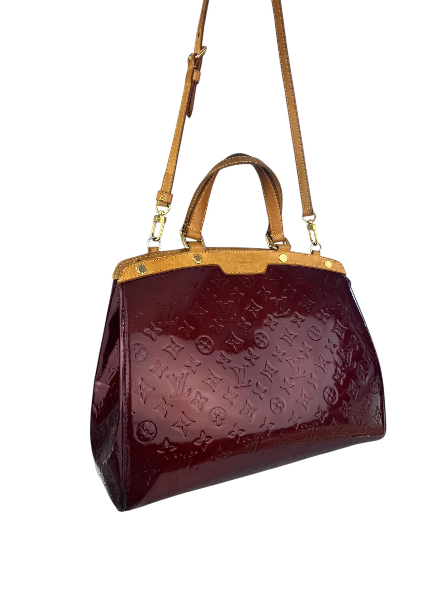 LOUIS VUITTON VERNIS BREA GM TOTE BAG