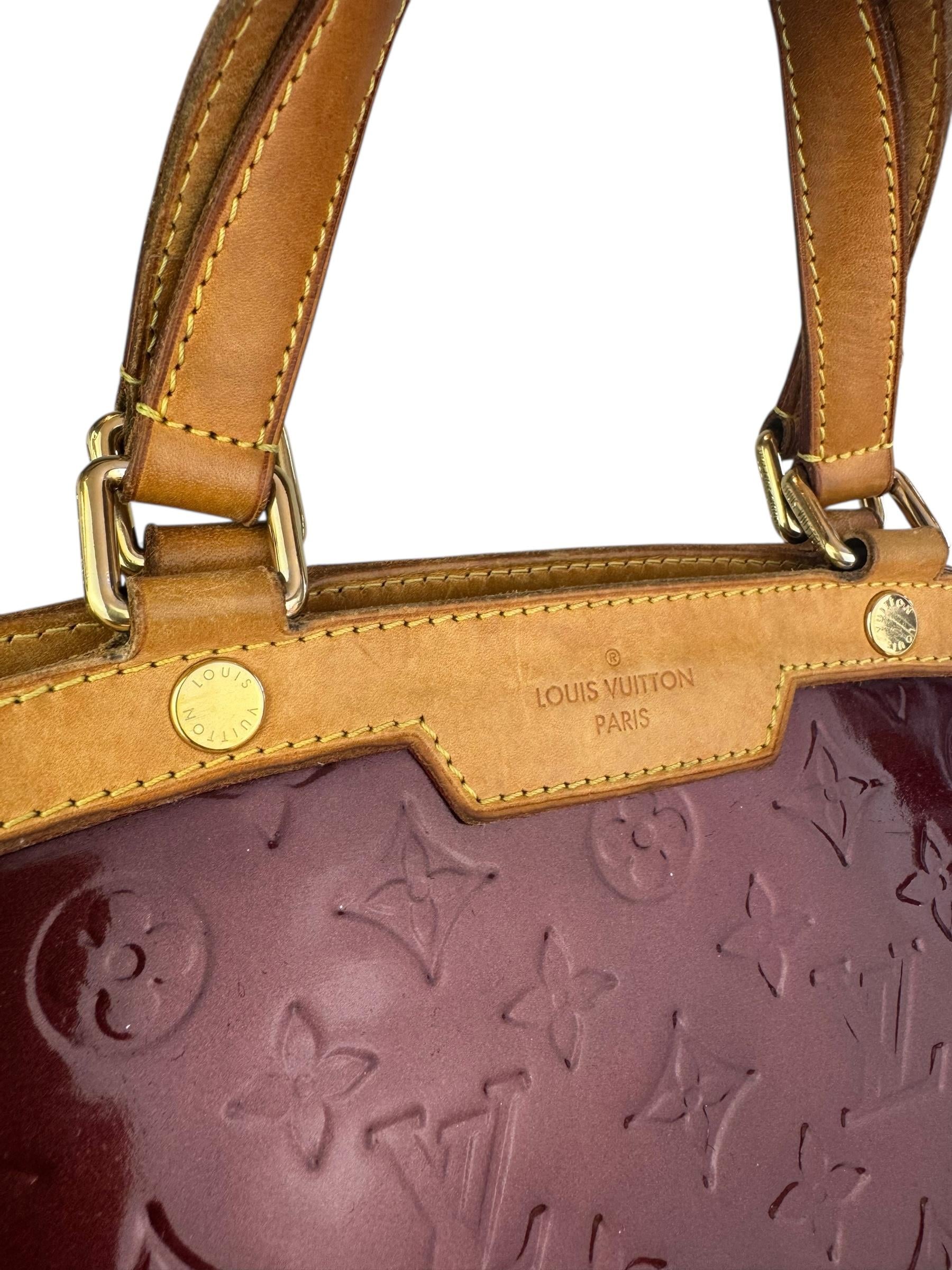 LOUIS VUITTON VERNIS BREA GM TOTE BAG