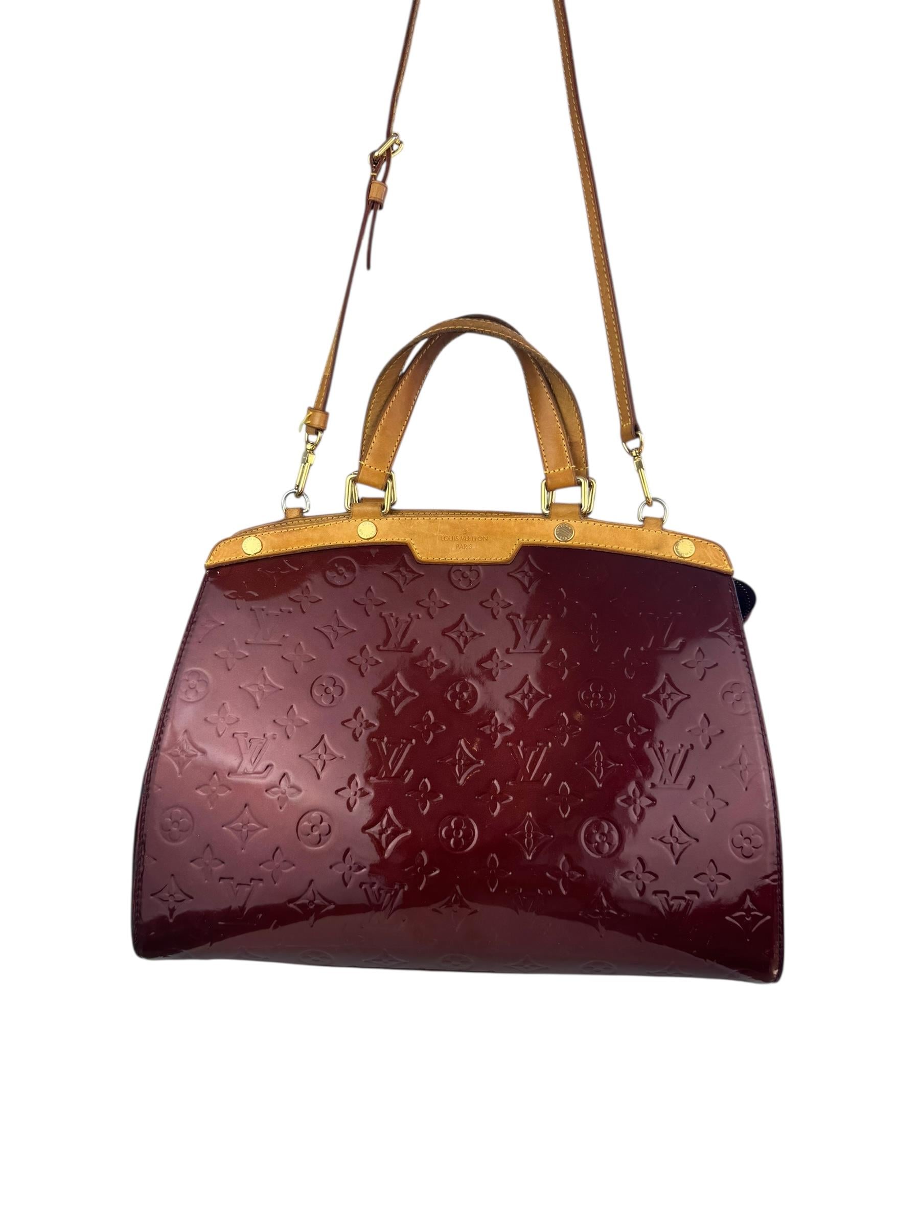 LOUIS VUITTON VERNIS BREA GM TOTE BAG